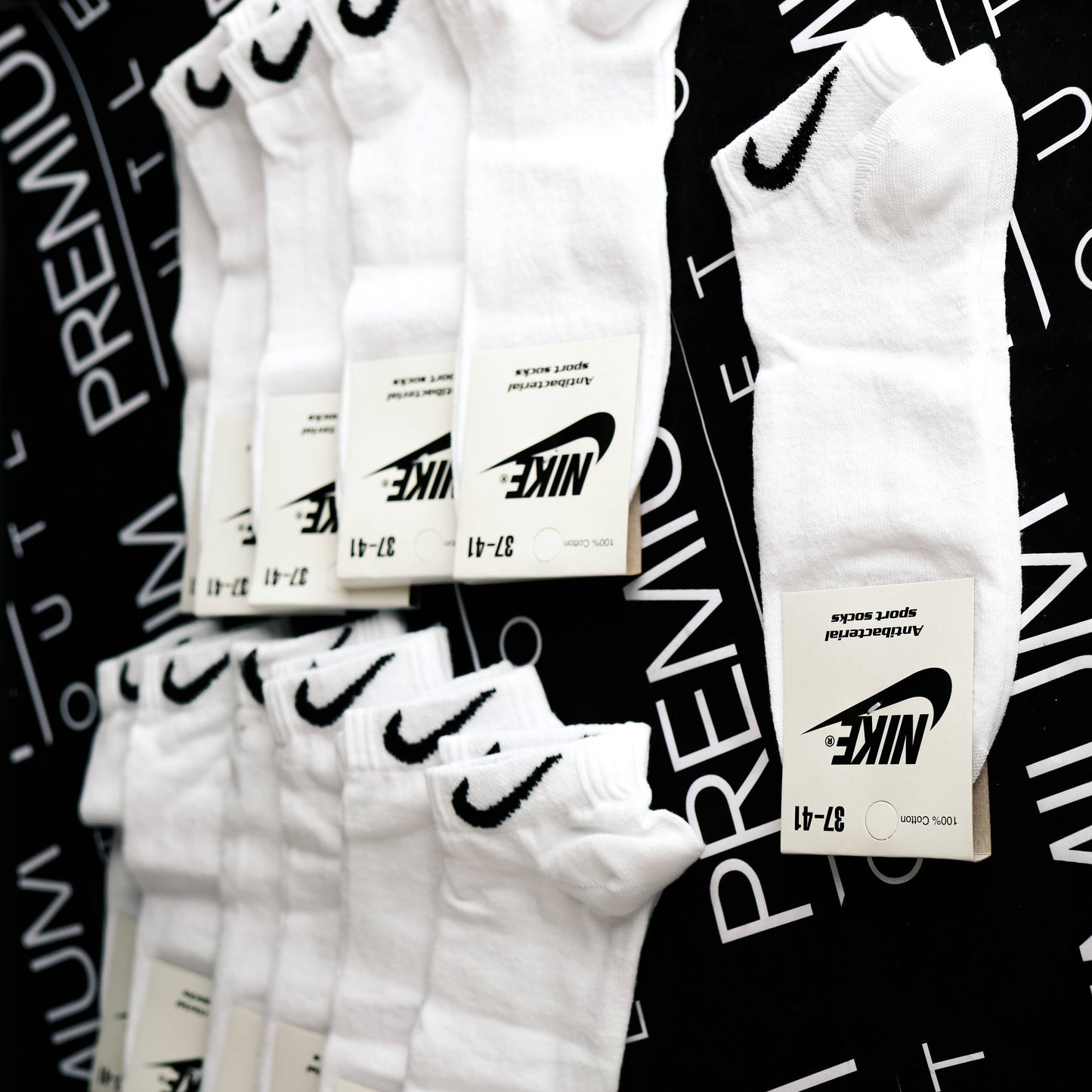 Nike bijele stopalice - 12 pari