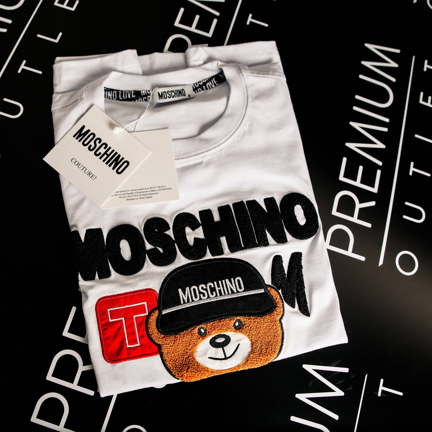 Moschino bijela muška kratka majica