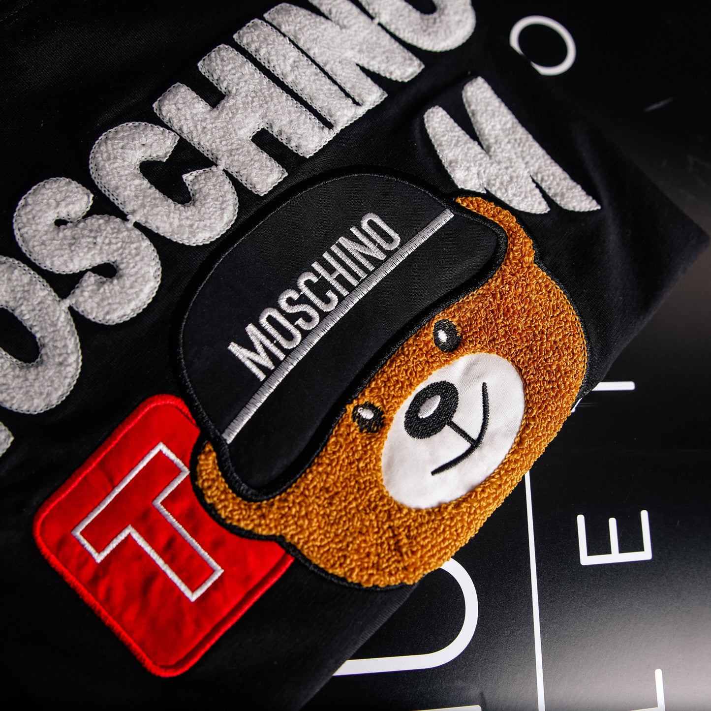 Moschino crna muška kratka majica