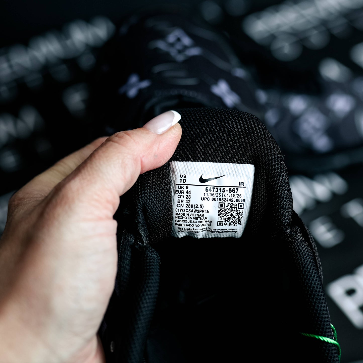 Louis Vuitton x Nike Air Max Tn Black