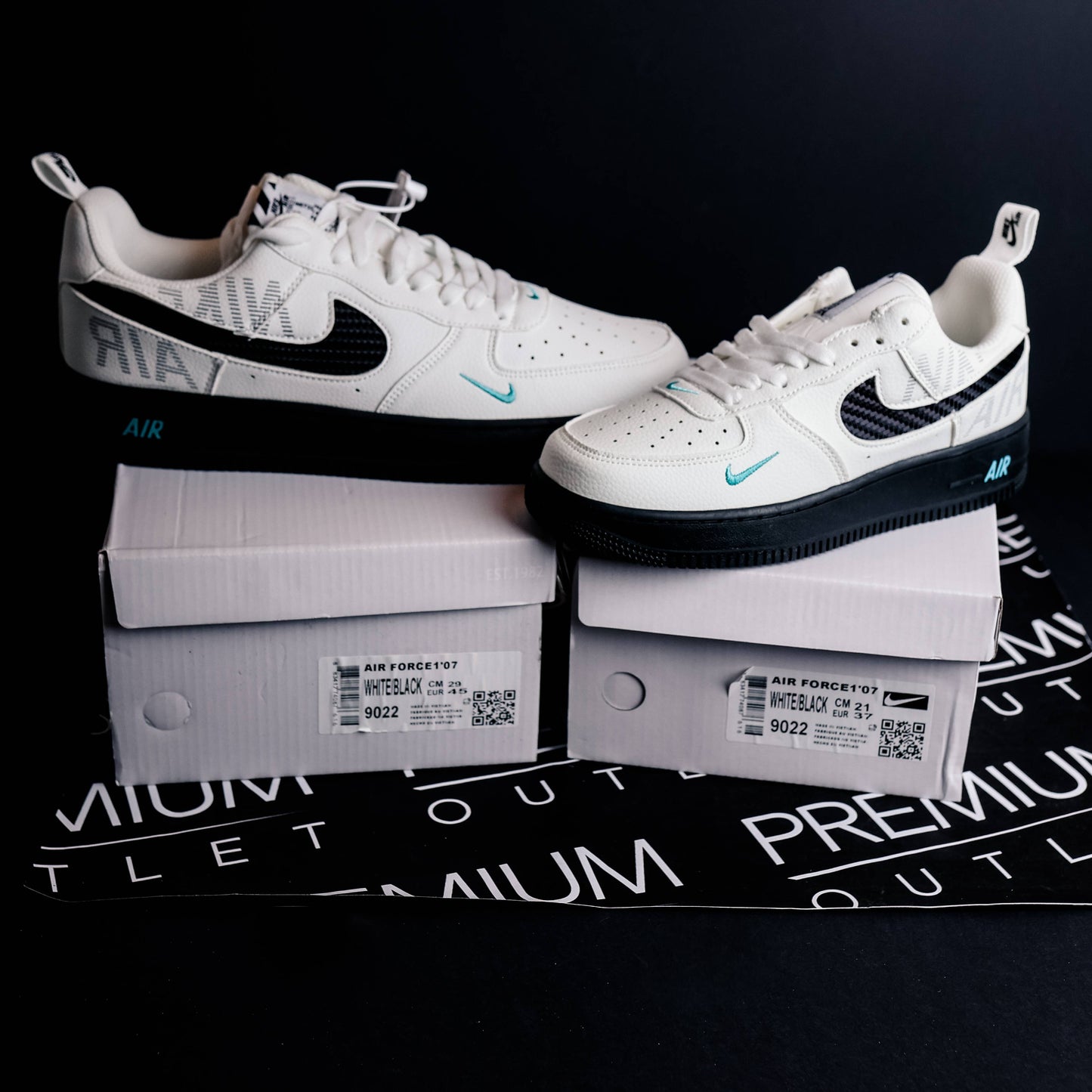 Nike Air Force 1 '07 White And Black