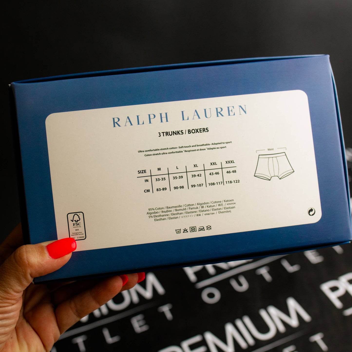 Ralph Lauren muške bokserice (3kom)