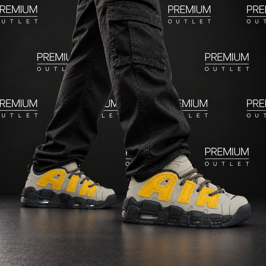 Nike x AMBUSH Air More Uptempo Low „Vivid Sulfur and Limestone”