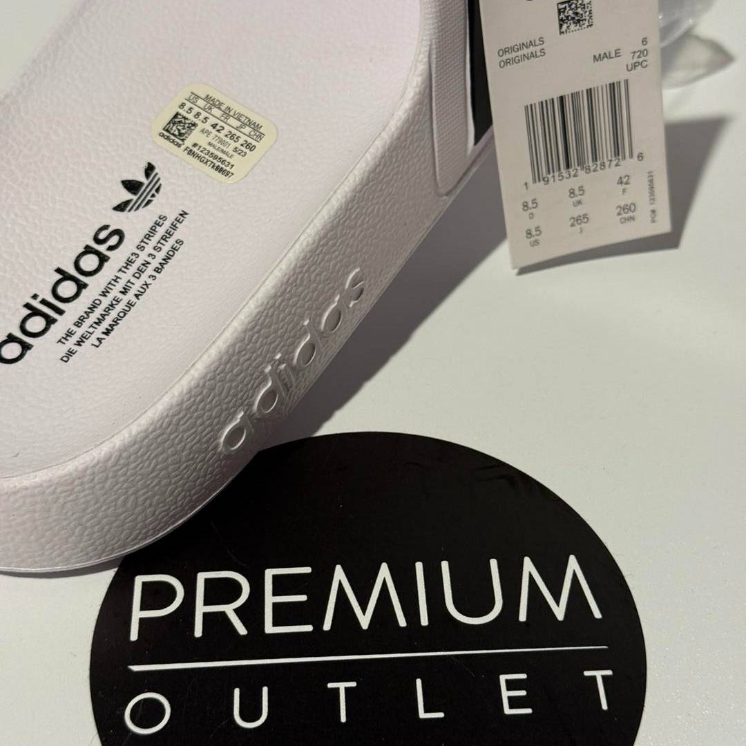 Adidas Adilette Aqua White