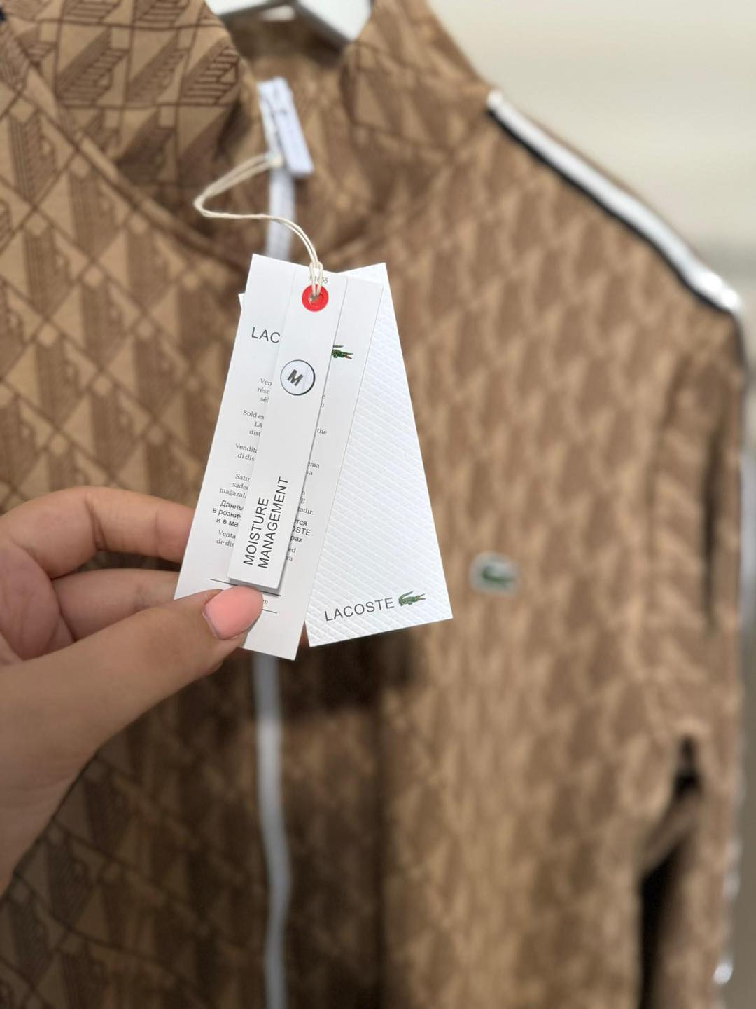 Lacoste Monogram Beige - komplet