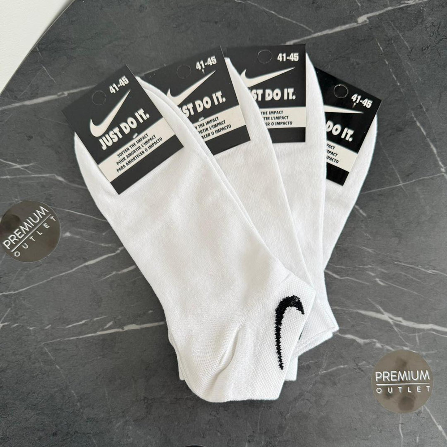 Nike čarape stopalice bijele - 12 pari