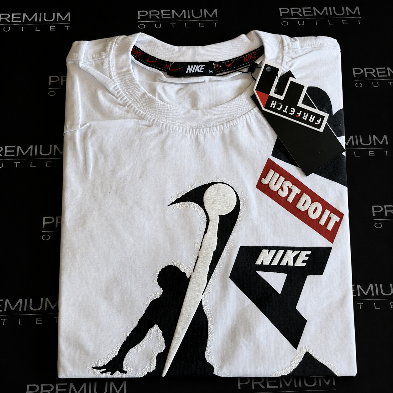 Air Jordan bijela muška majica