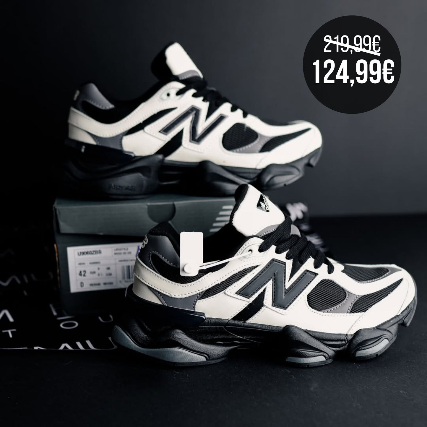 New Balance 9060 Black & White