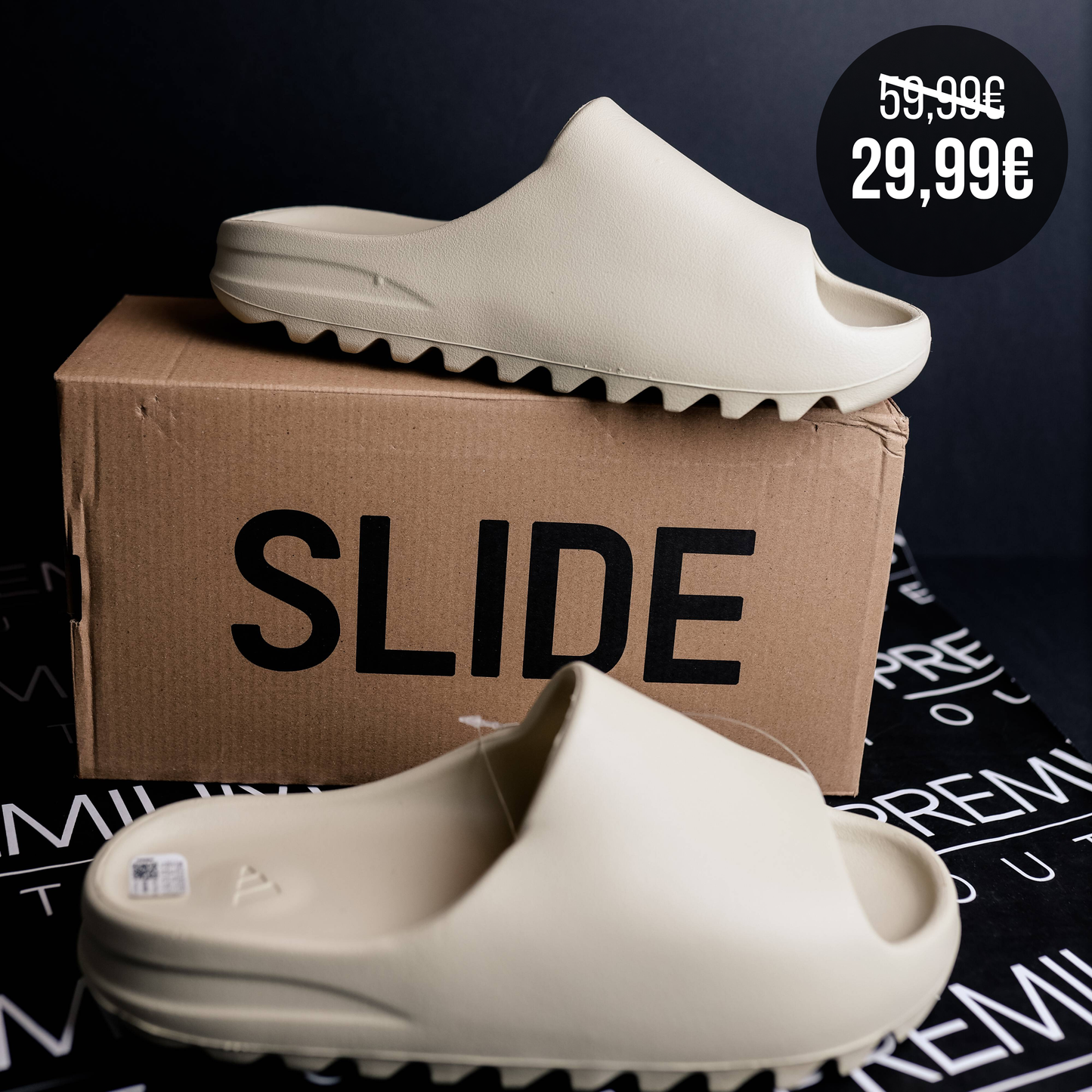 Adidas Yeezy Slides Bone