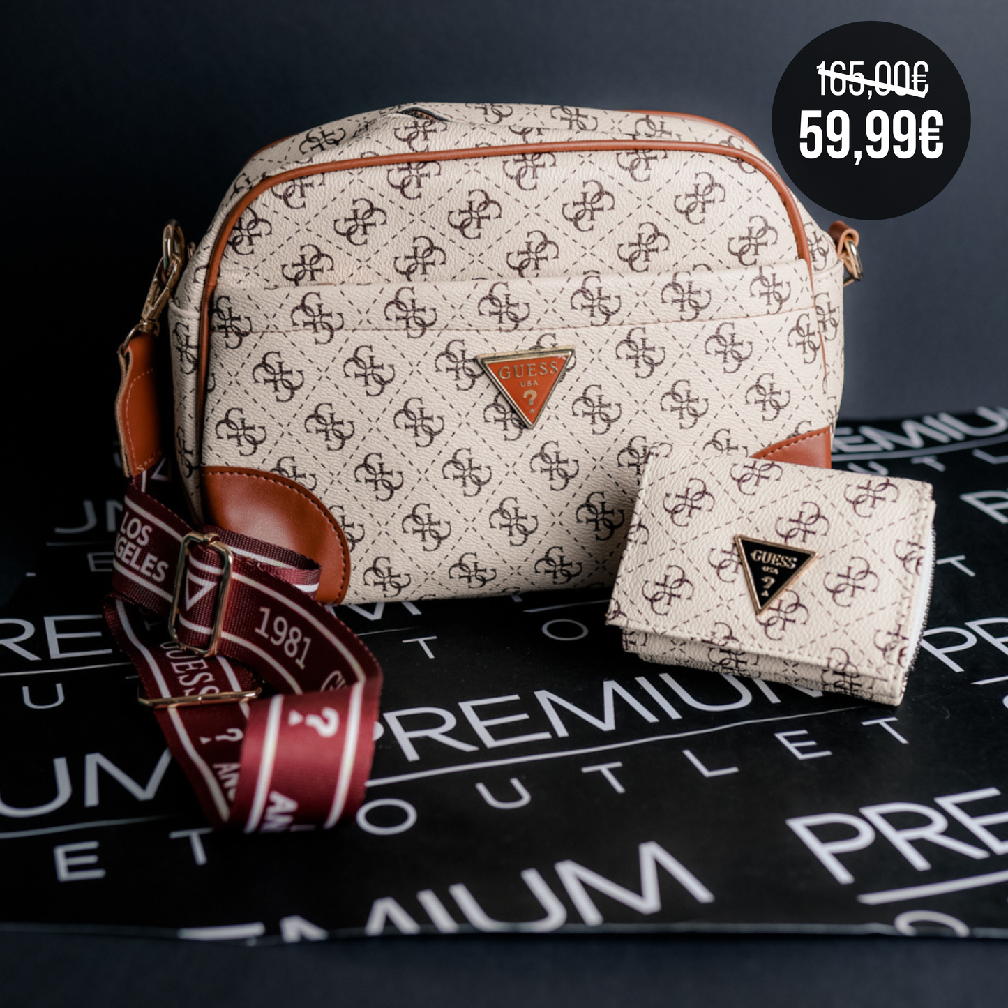 Guess torba crossbody i novčanik