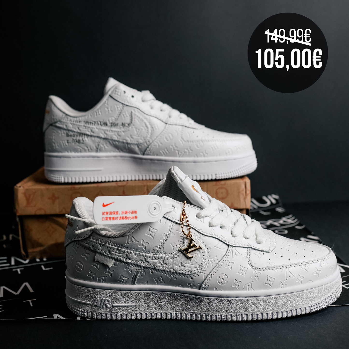 Louis Vuitton x Nike Air Force 1 '07 White