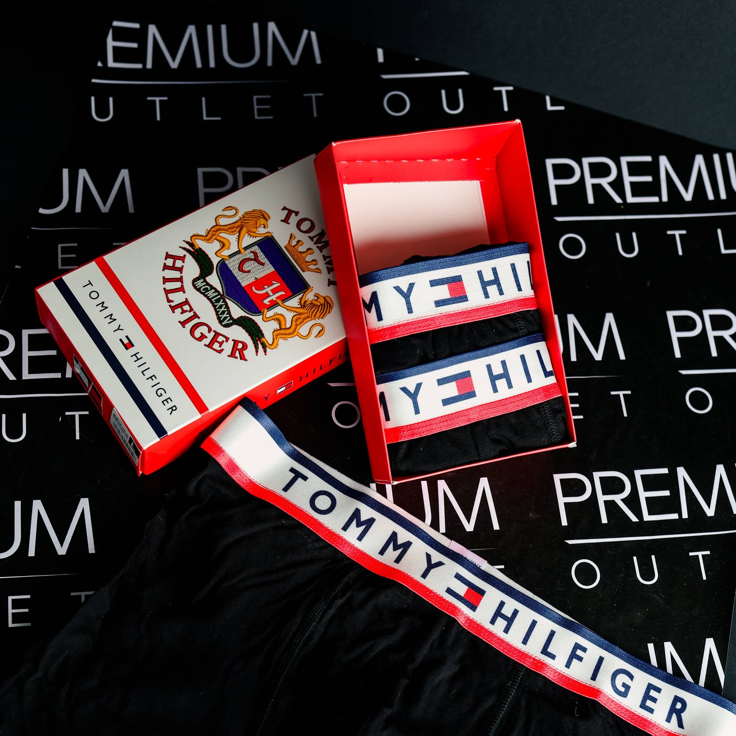 Tommy Hilfiger crne muške bokserice