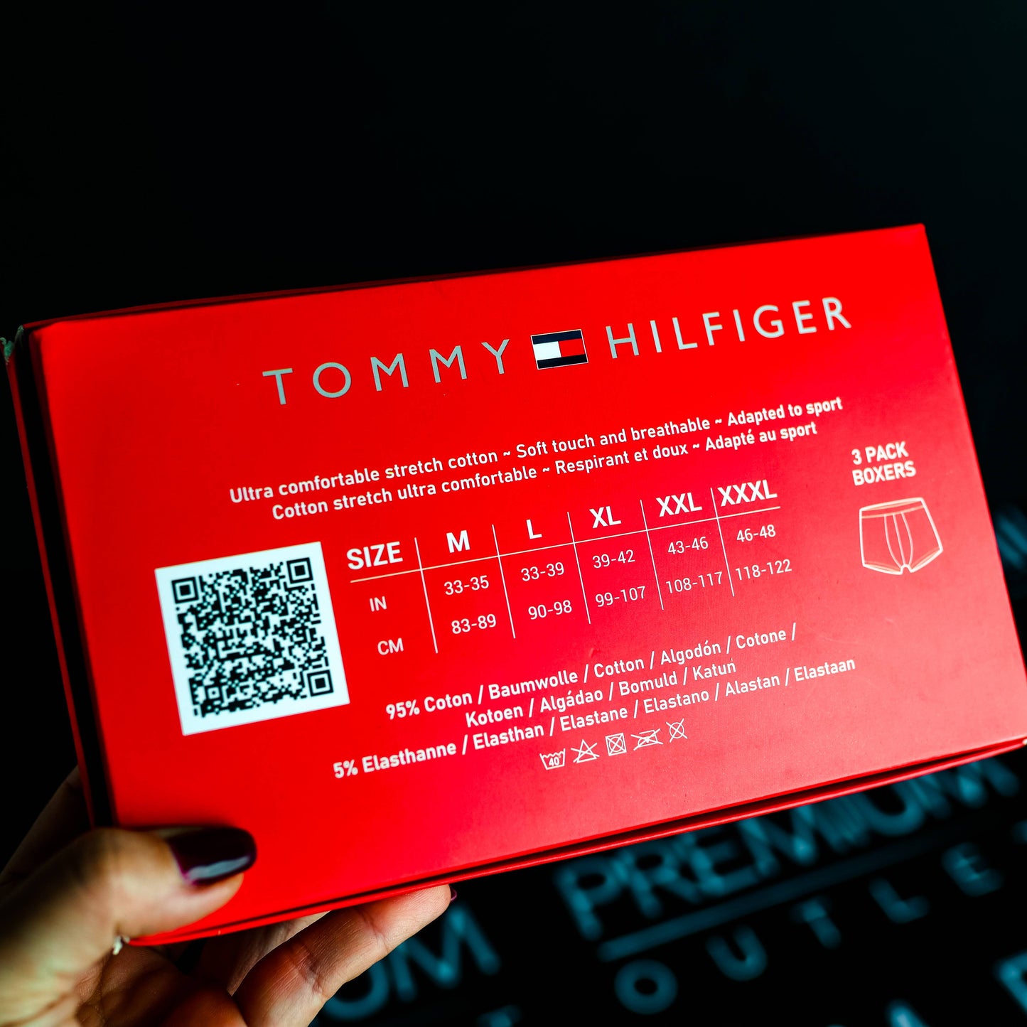 Tommy Hilfiger crne muške bokserice