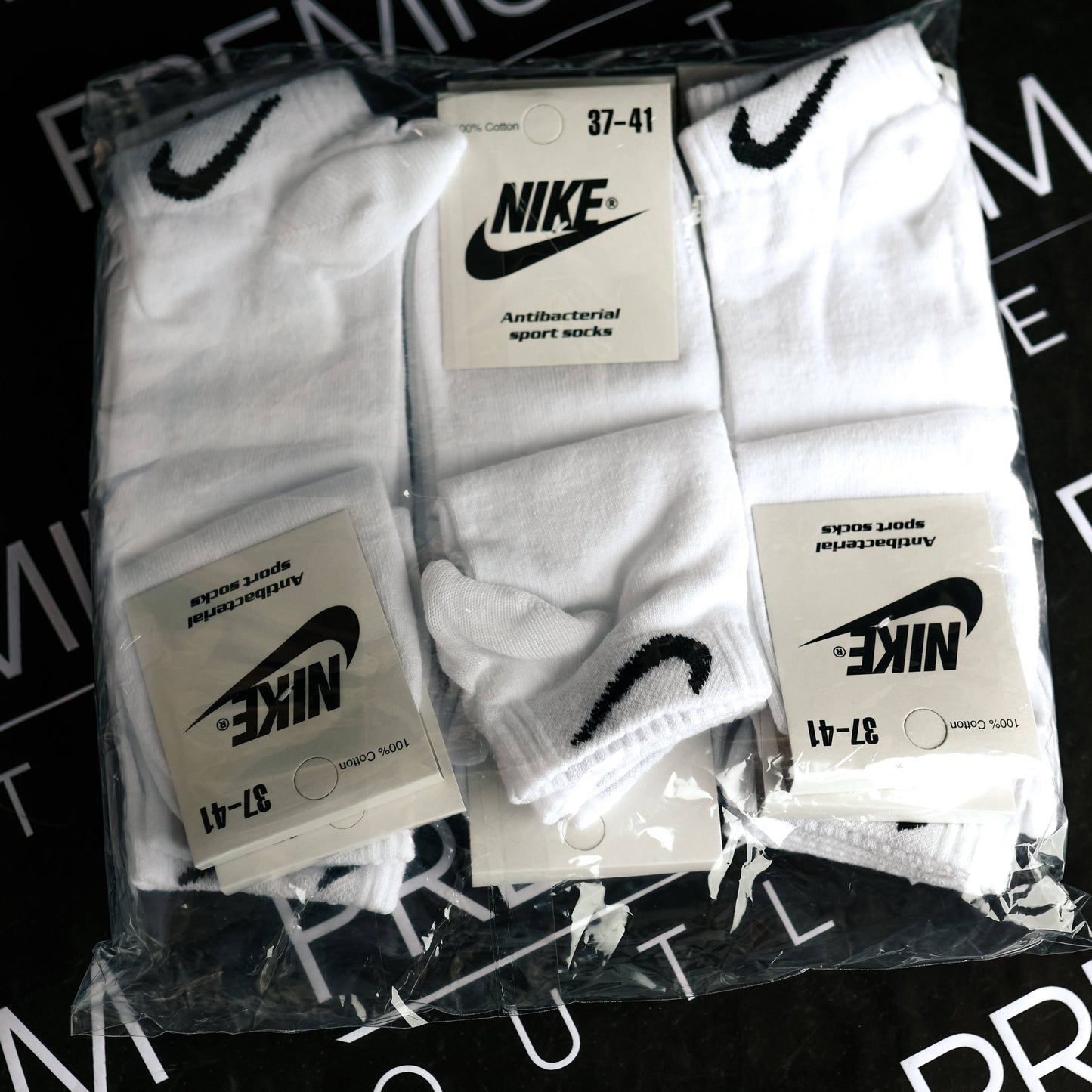 Nike bijele stopalice  - 12 pari