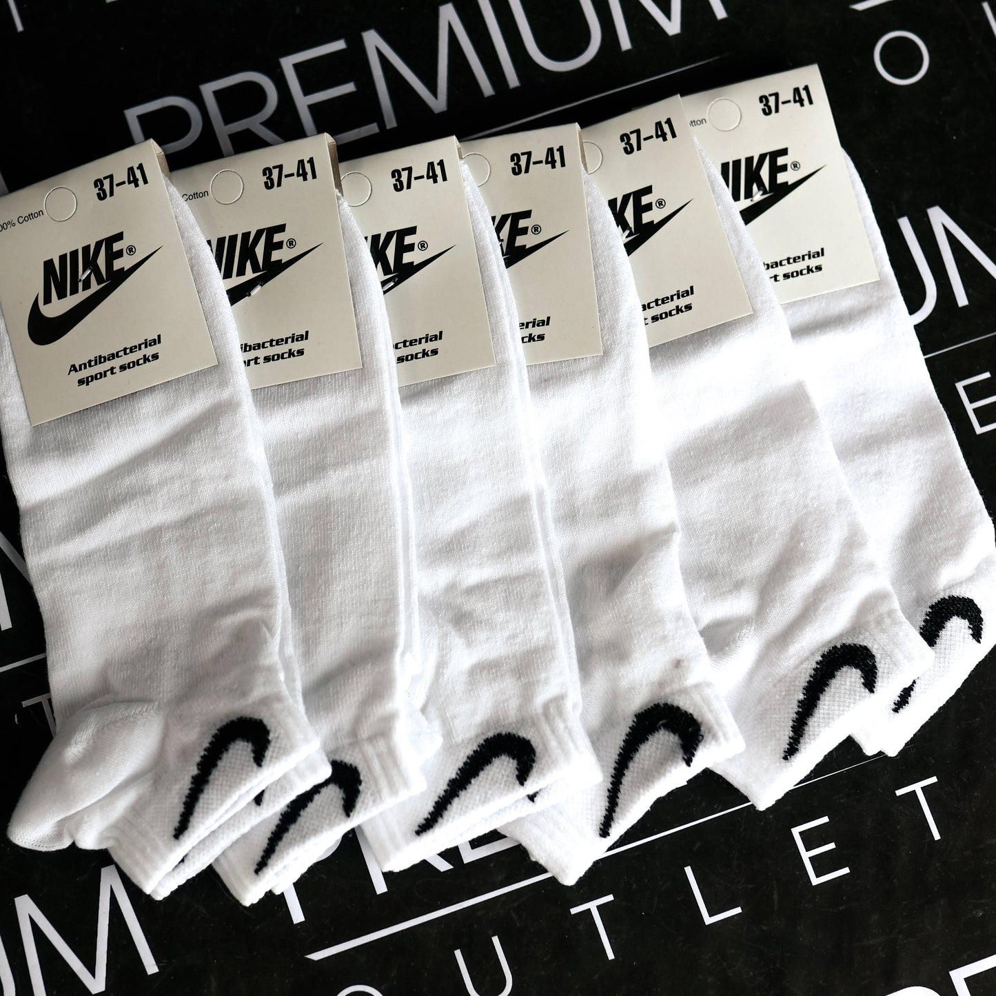 Nike bijele stopalice  - 12 pari