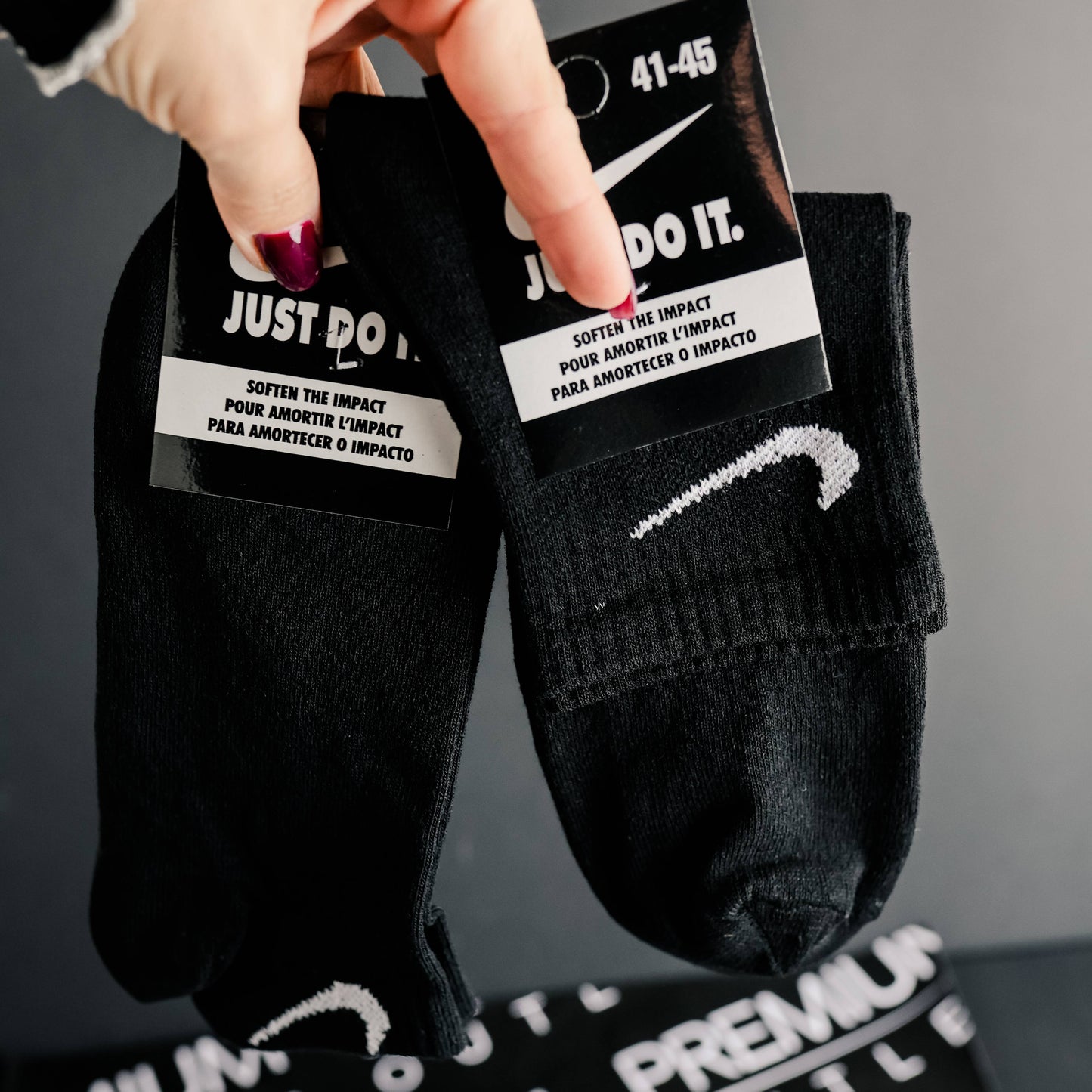 Nike crne čarape - 12 pari