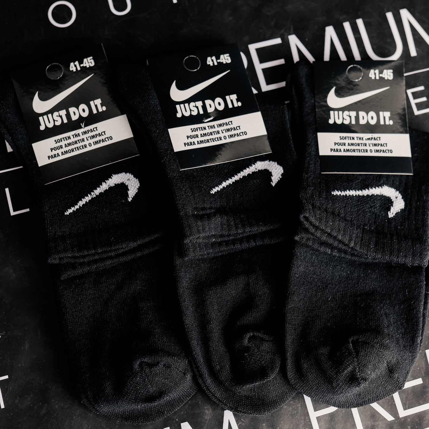 Nike crne čarape - 12 pari