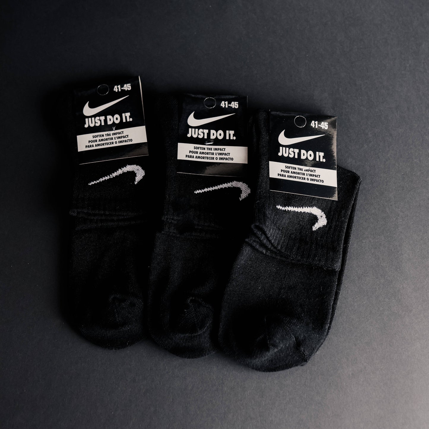 Nike crne čarape - 12 pari