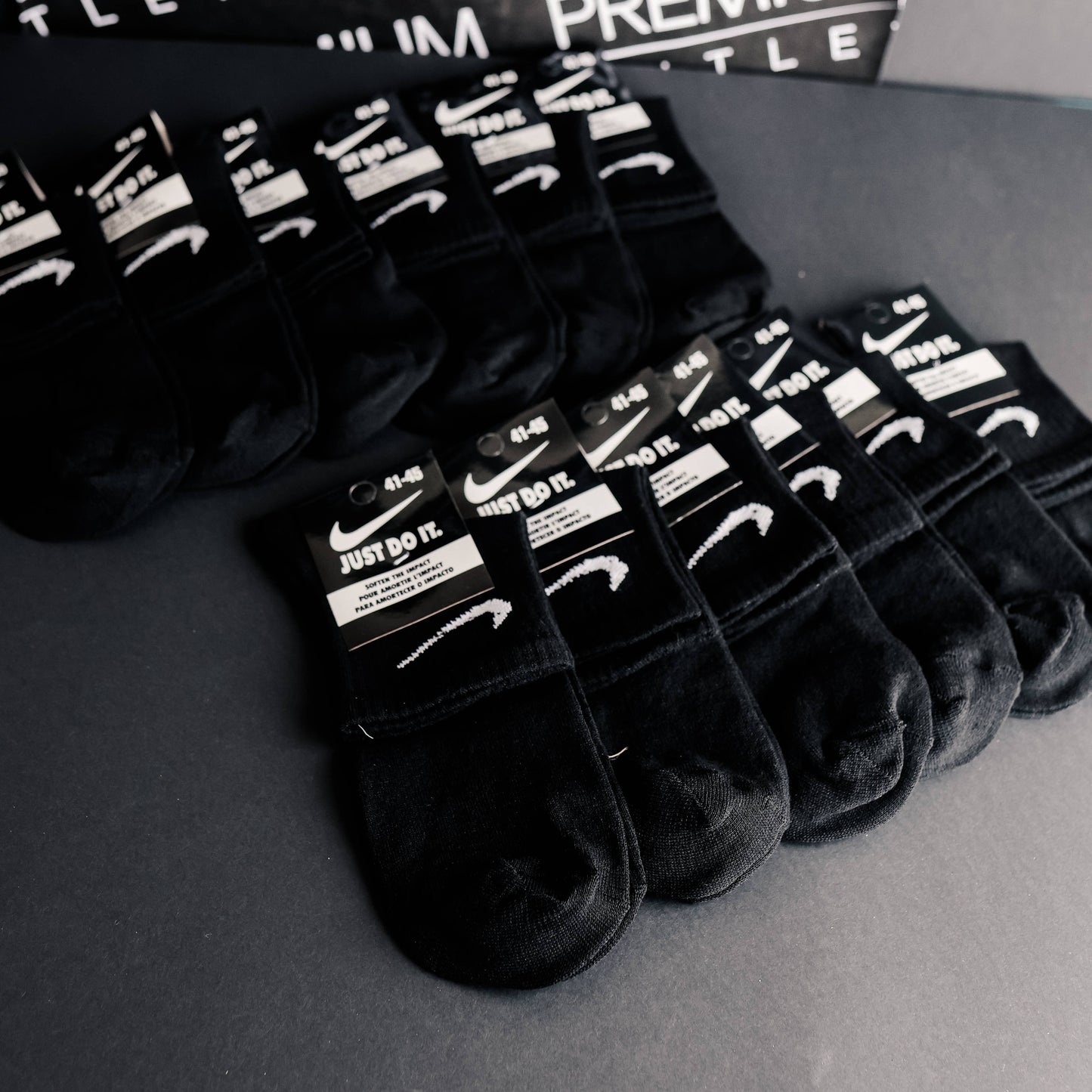 Nike crne čarape - 12 pari
