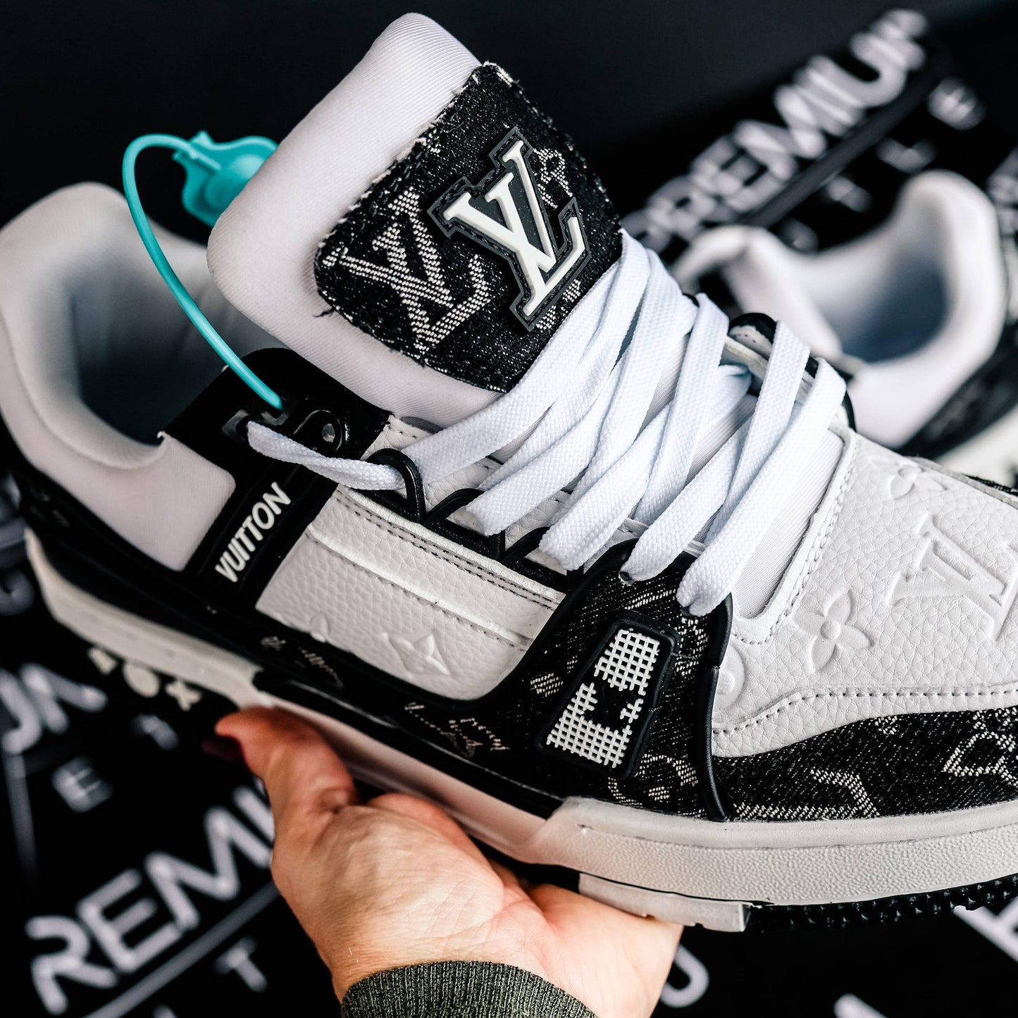 Louis Vuitton Trainer Sneaker Black