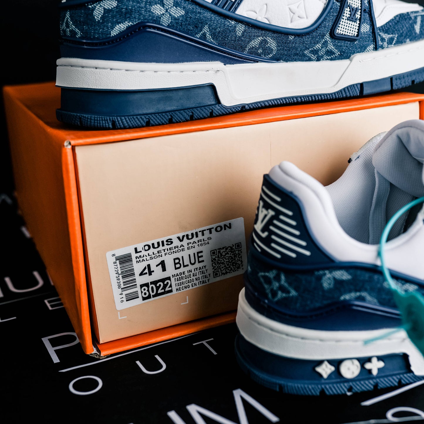 Louis Vuitton Trainer Sneaker Blue