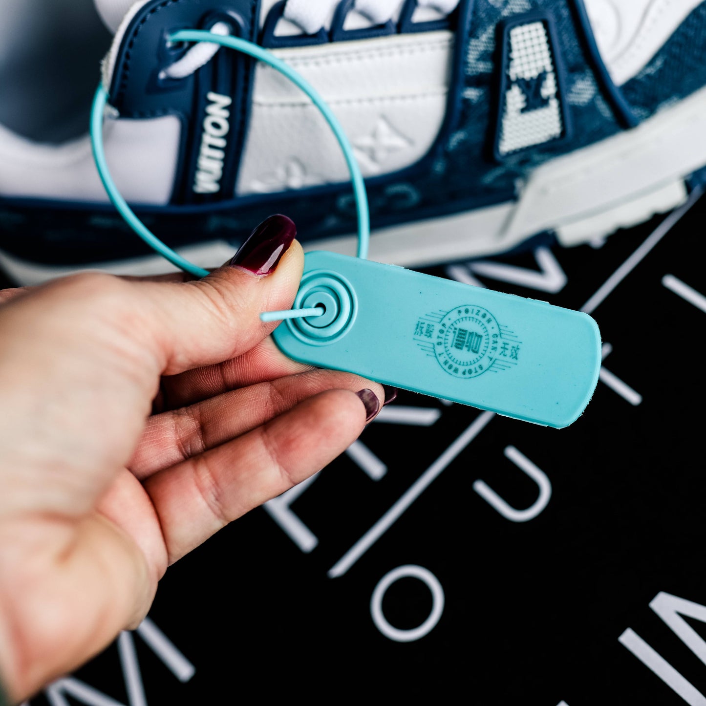 Louis Vuitton Trainer Sneaker Blue