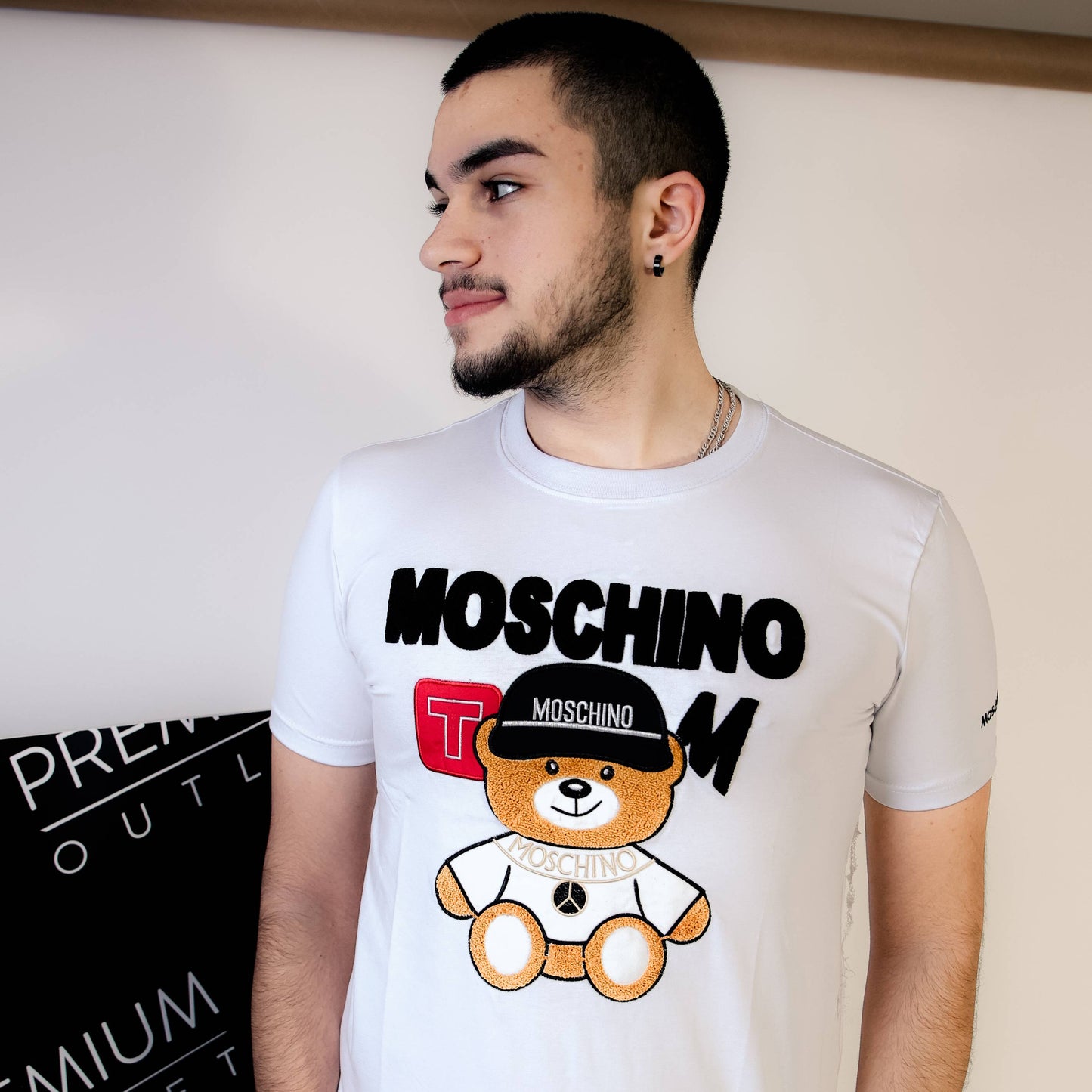 Moschino bijela muška kratka majica