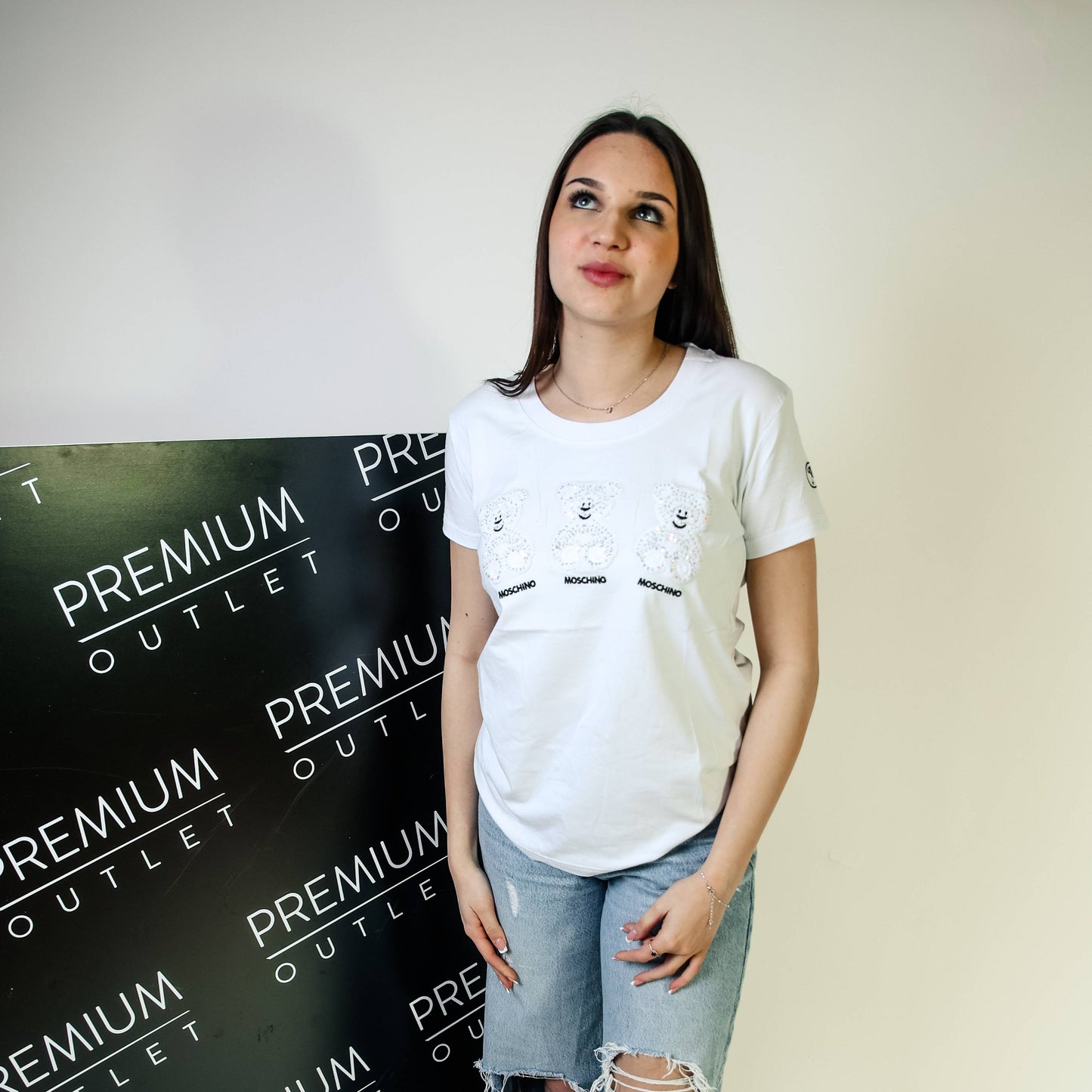 Moschino bijela ženska kratka majica