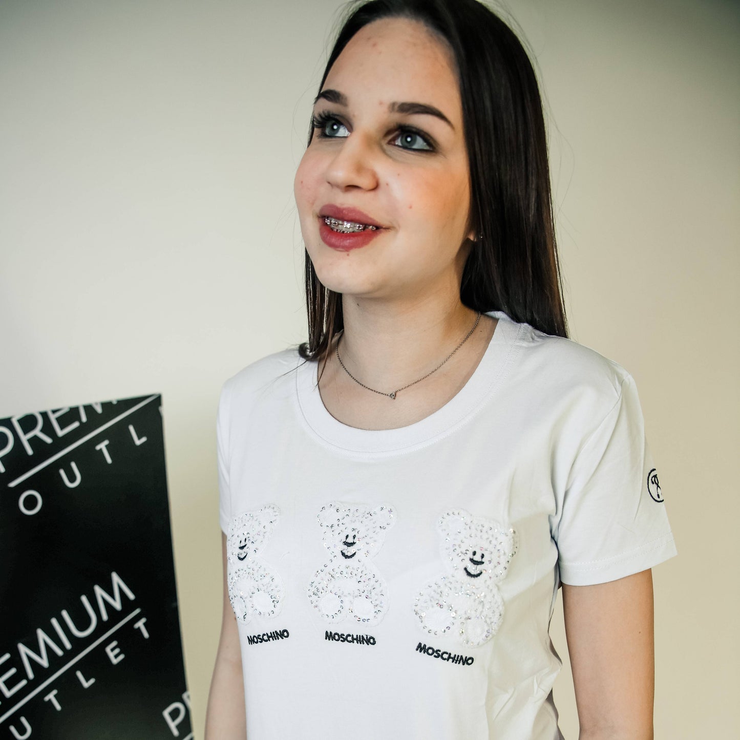 Moschino bijela ženska kratka majica