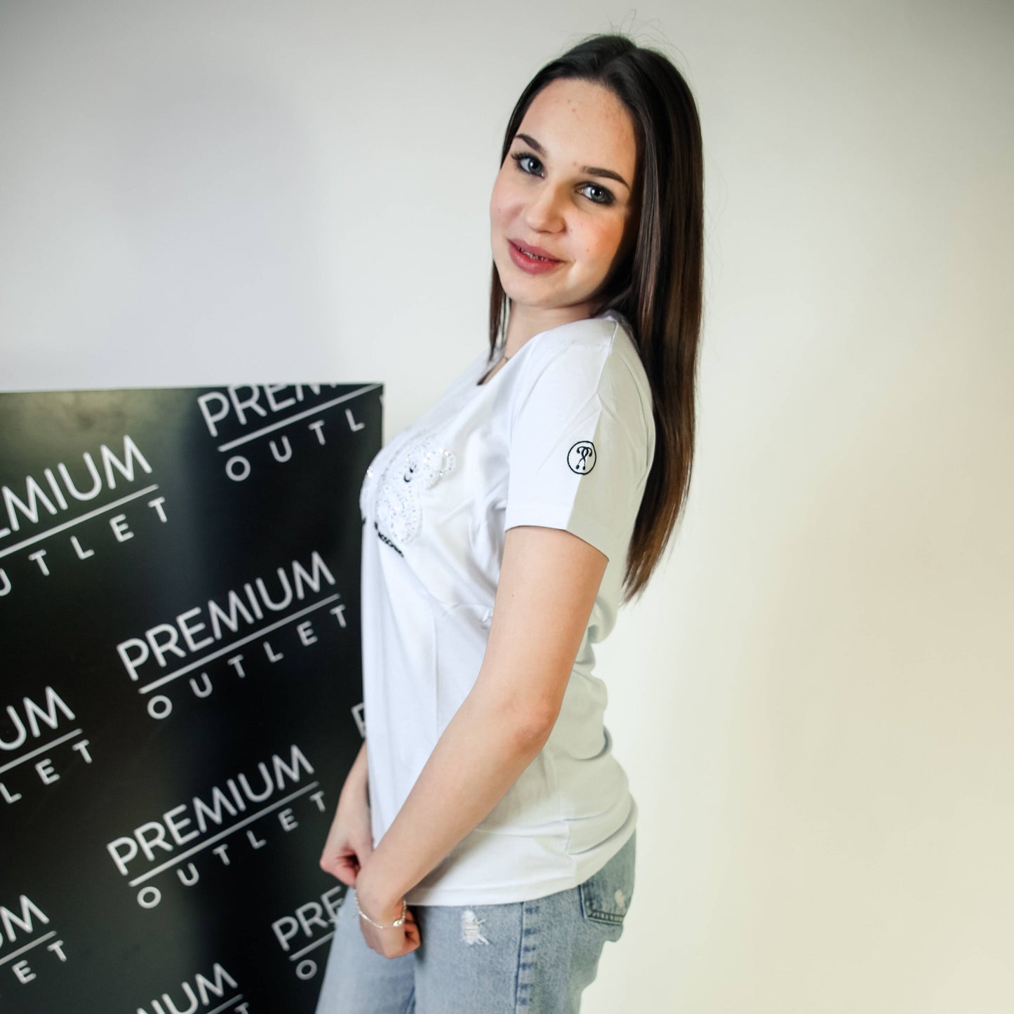 Moschino bijela ženska kratka majica
