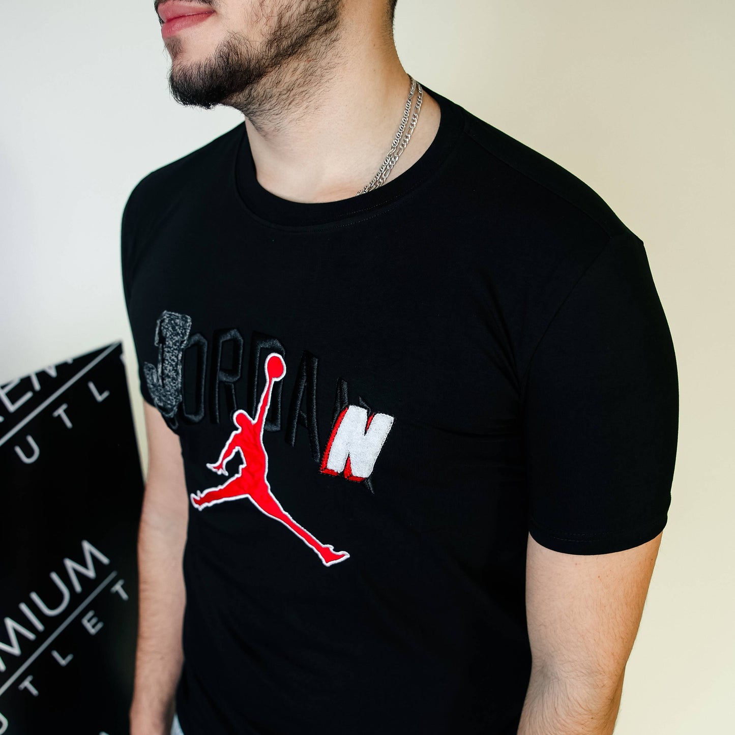 Jordan crna muška kratka majica