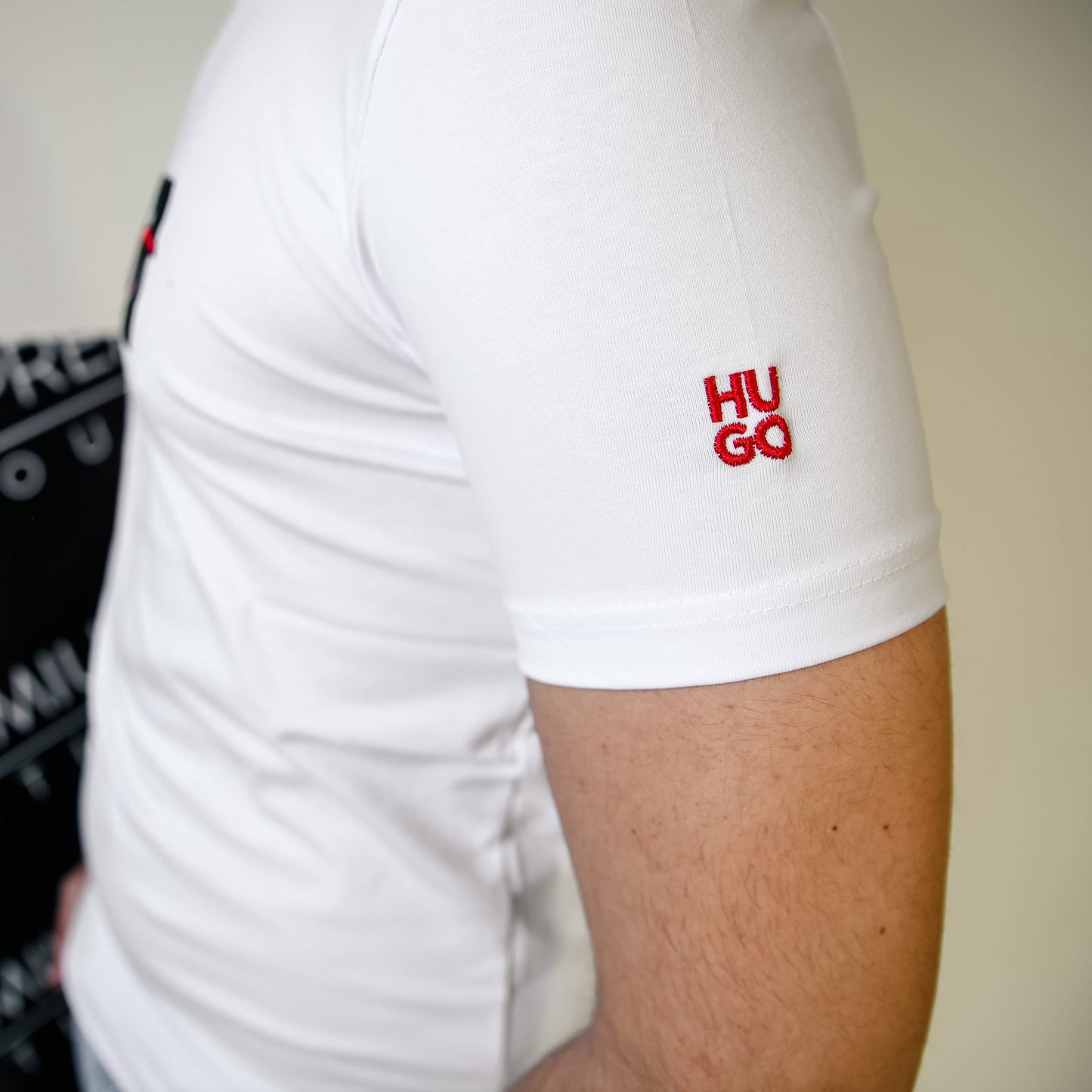 Hugo bijela muška majica kratkih rukava