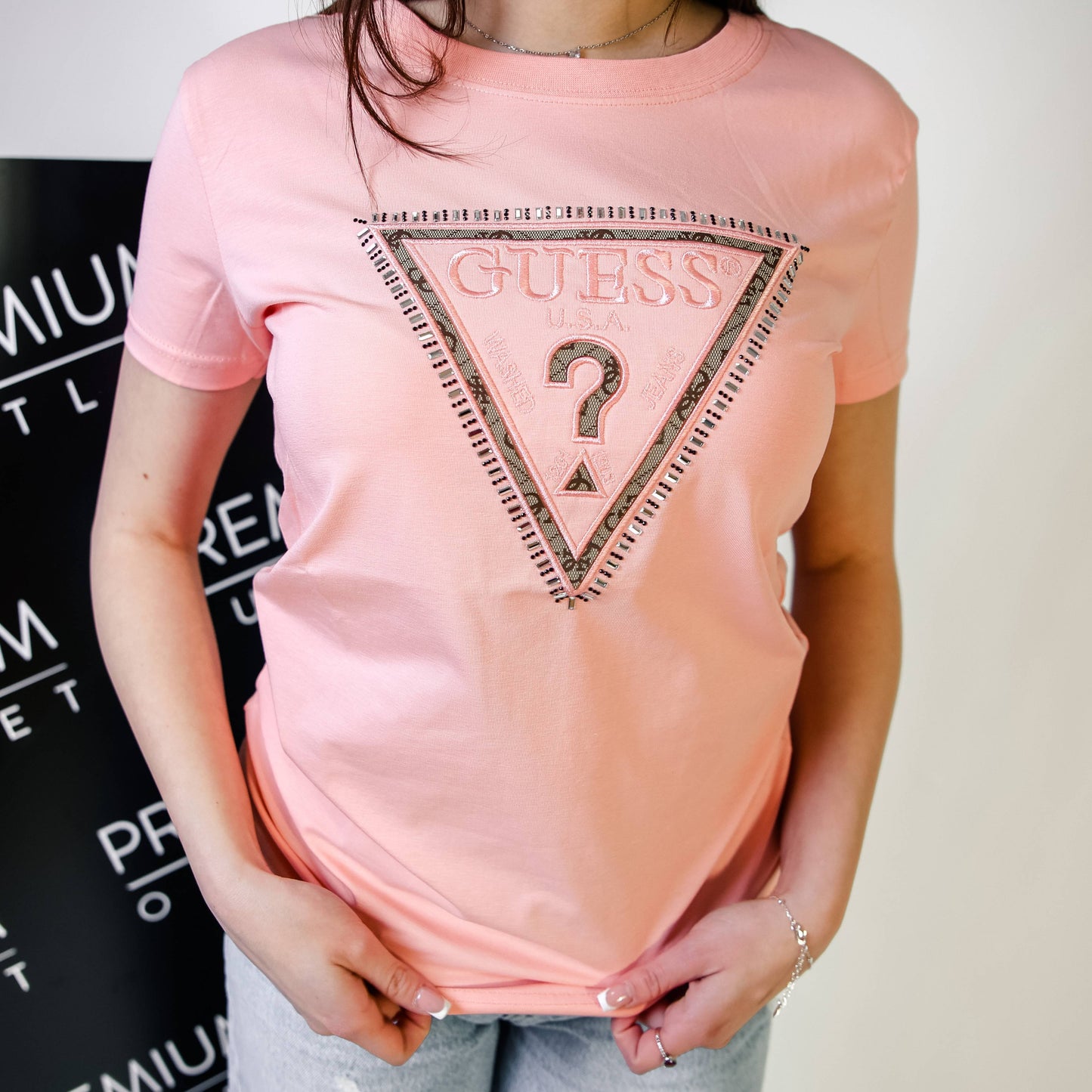 Guess roza ženska majica