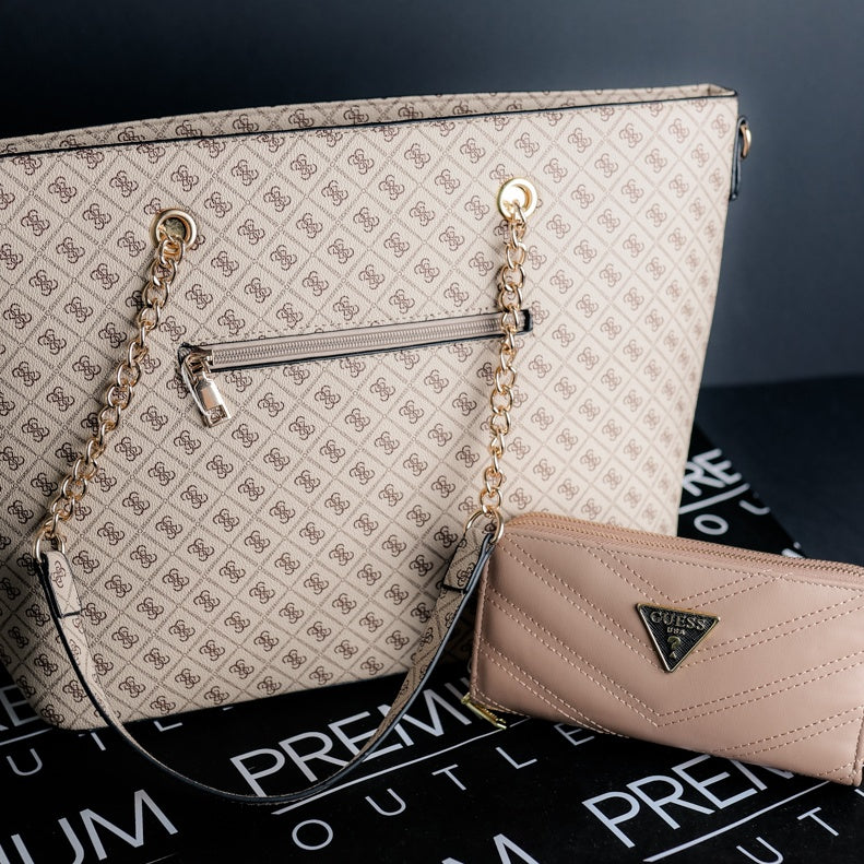 Guess torba i novčanik Beige