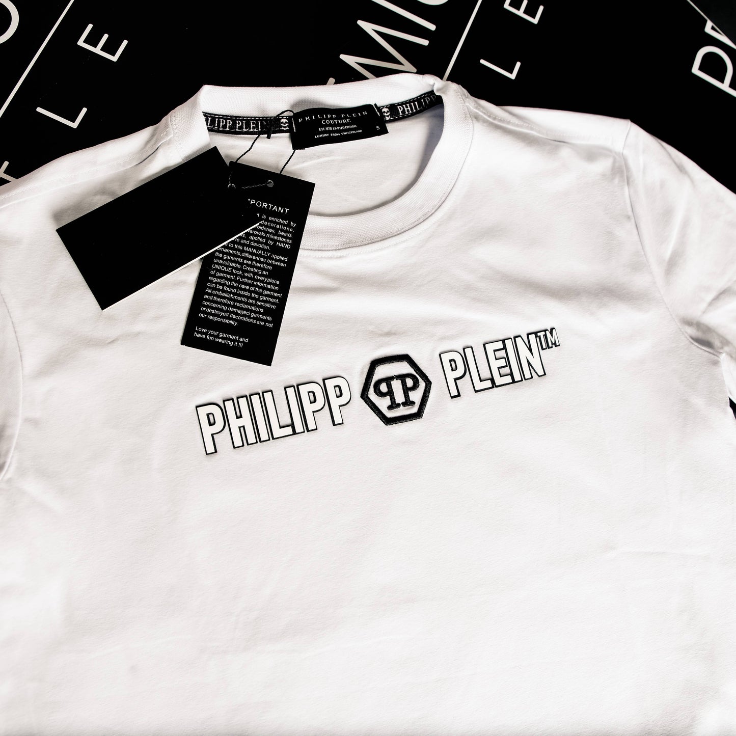 Phillip Plein bijela muška kratka majica