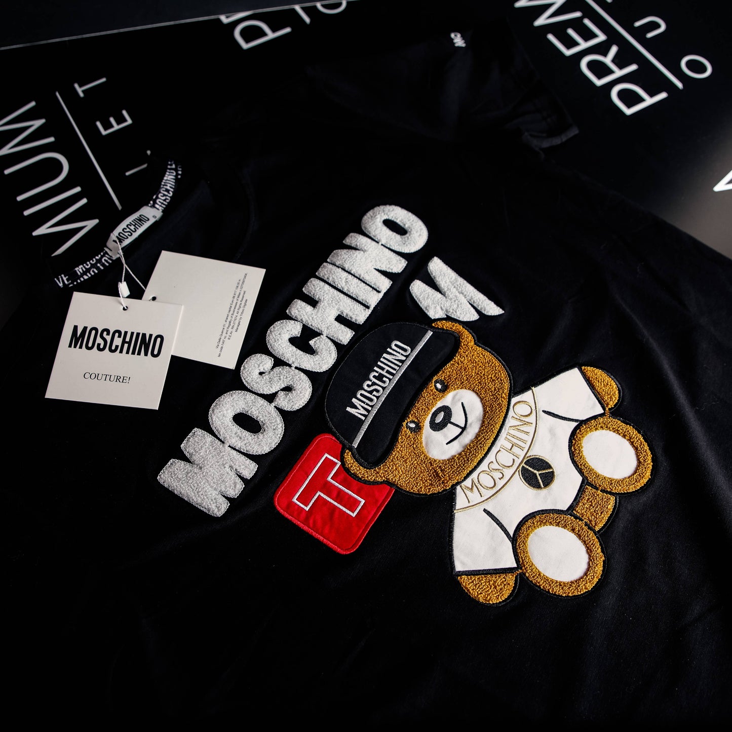 Moschino crna muška kratka majica