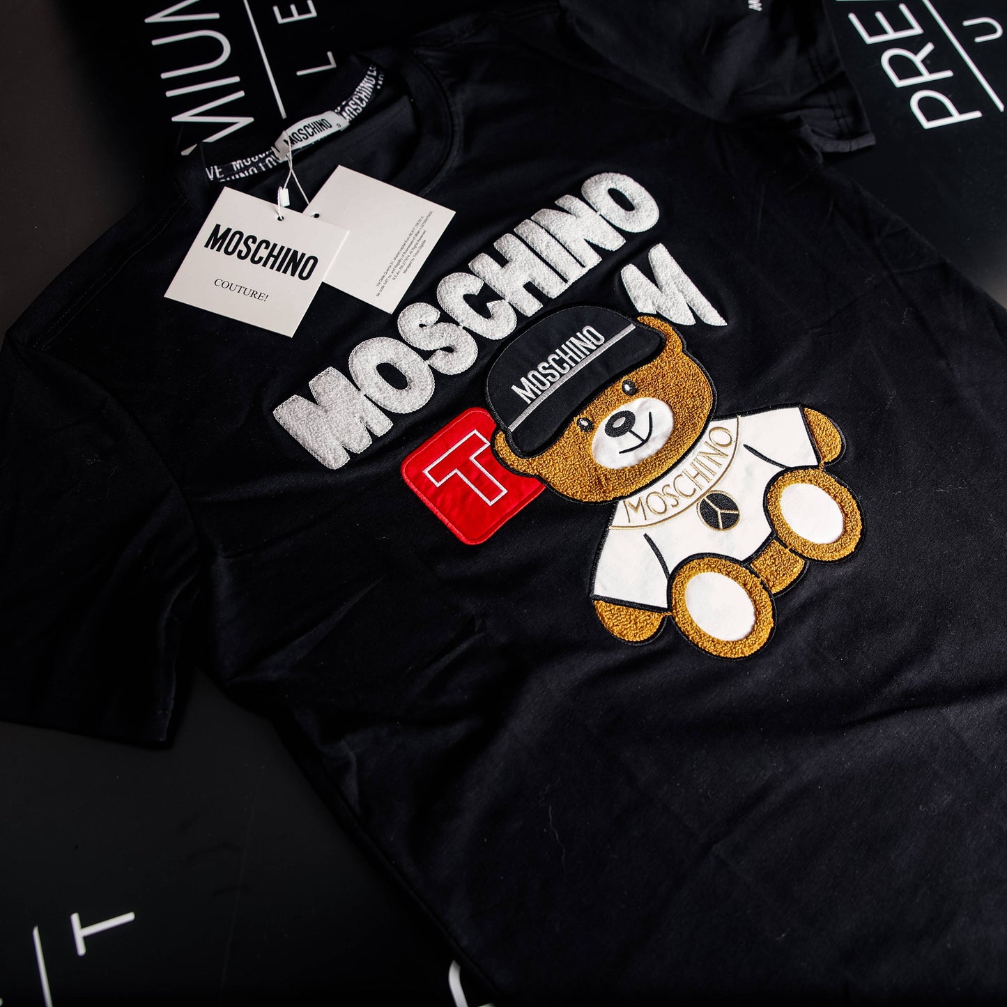 Moschino crna muška kratka majica