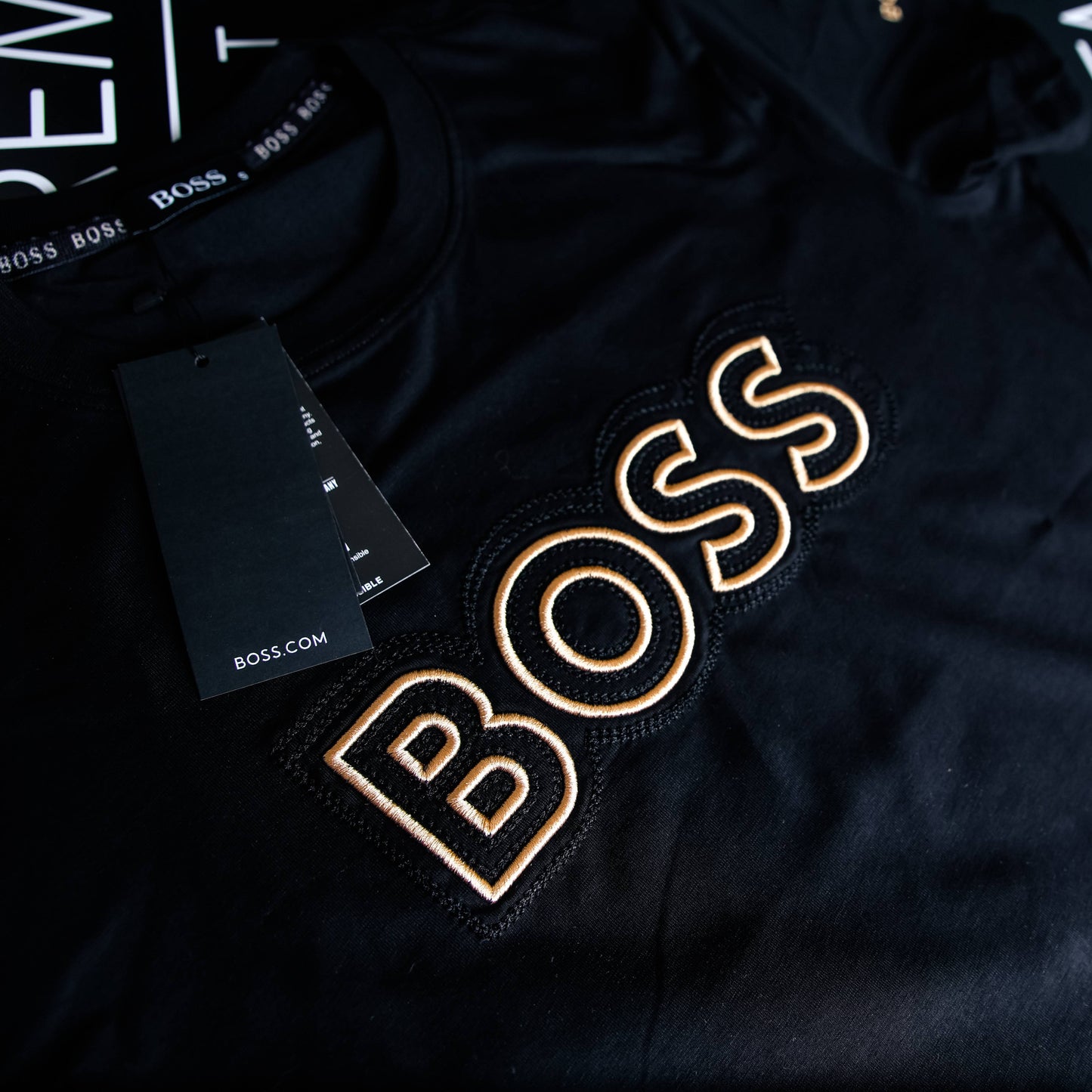 Boss crna kratka majica