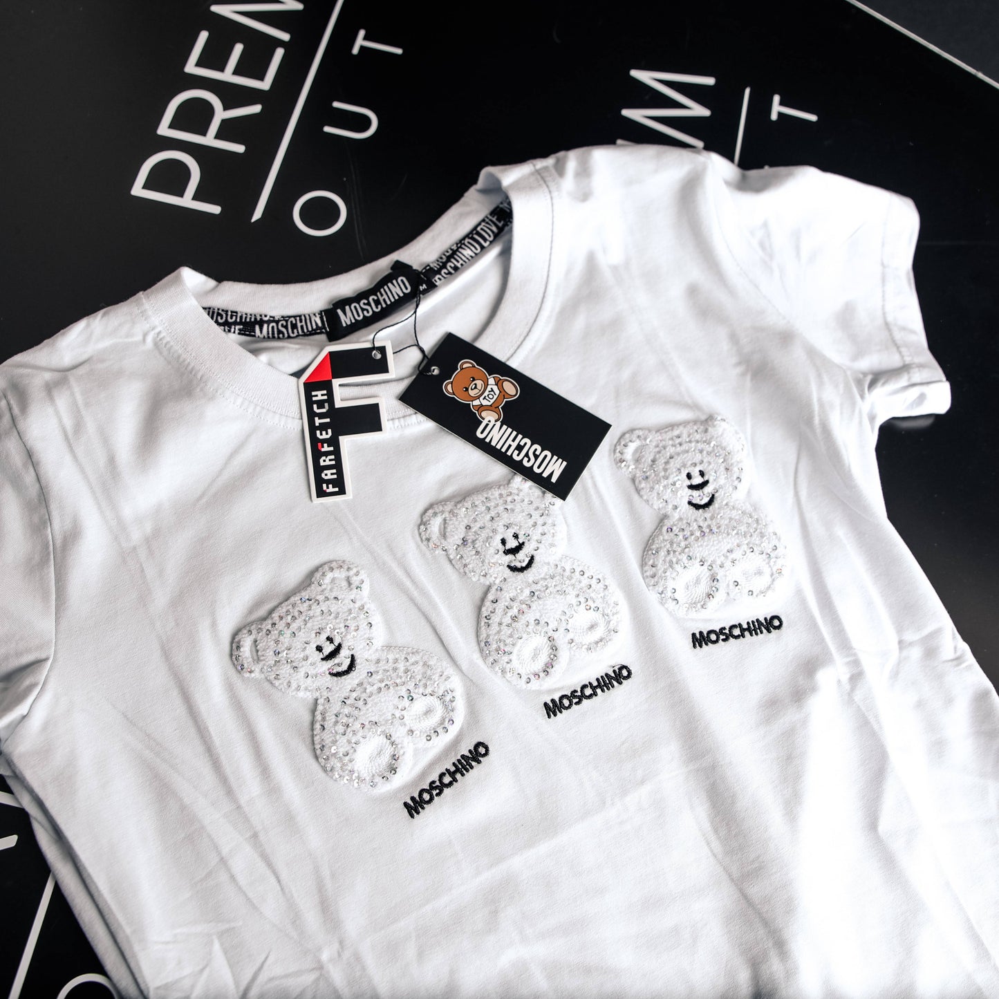 Moschino bijela ženska kratka majica