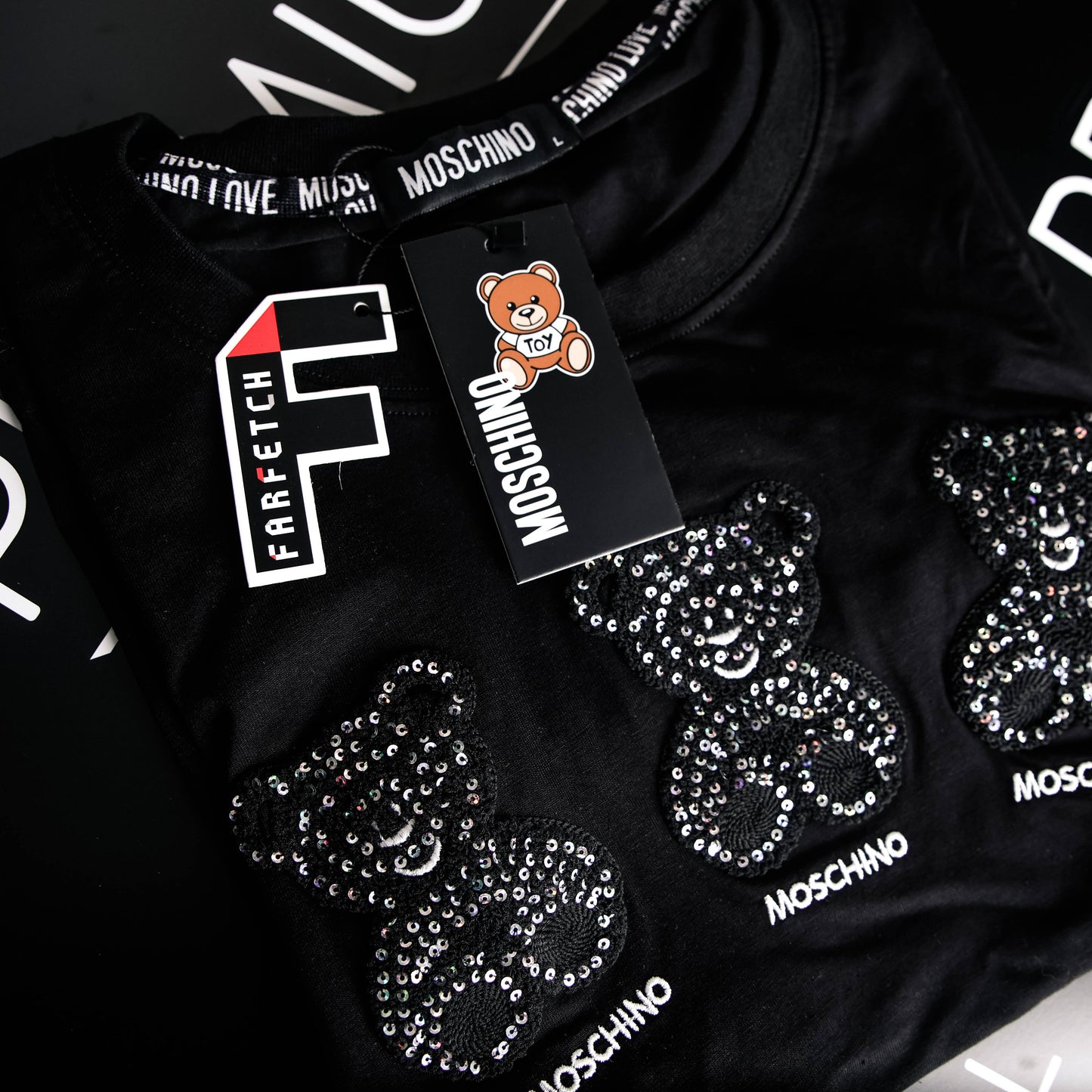 Moschino crna ženska kratka majica