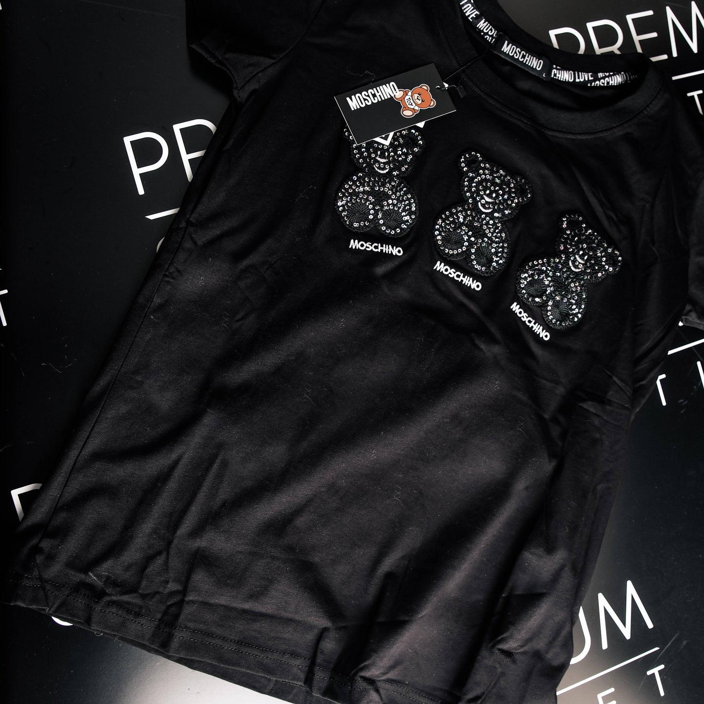 Moschino crna ženska kratka majica