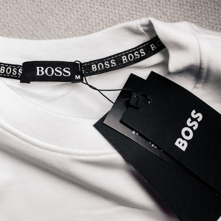 Boss majica bijela dugi rukav