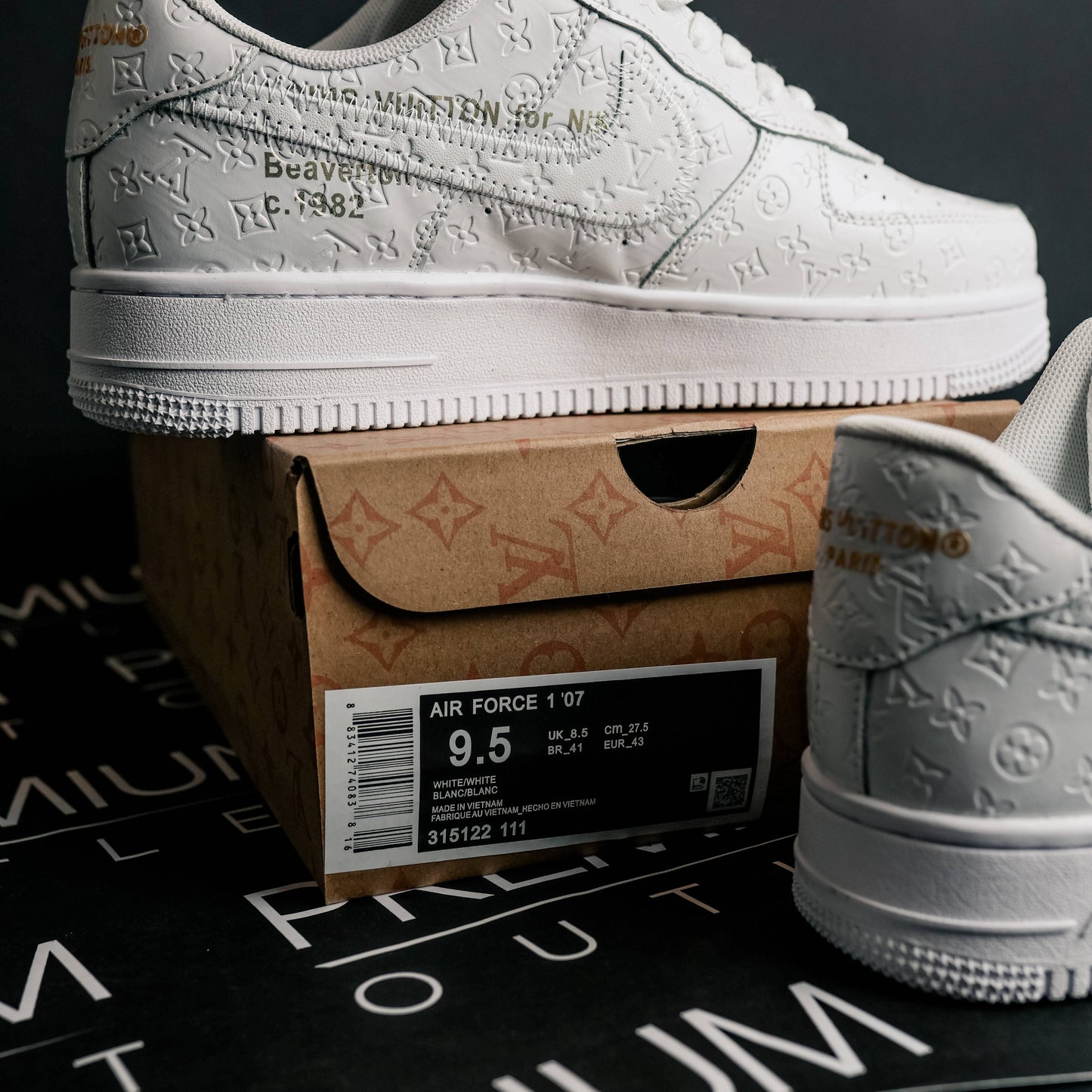 Louis Vuitton x Nike Air Force 1 '07 White