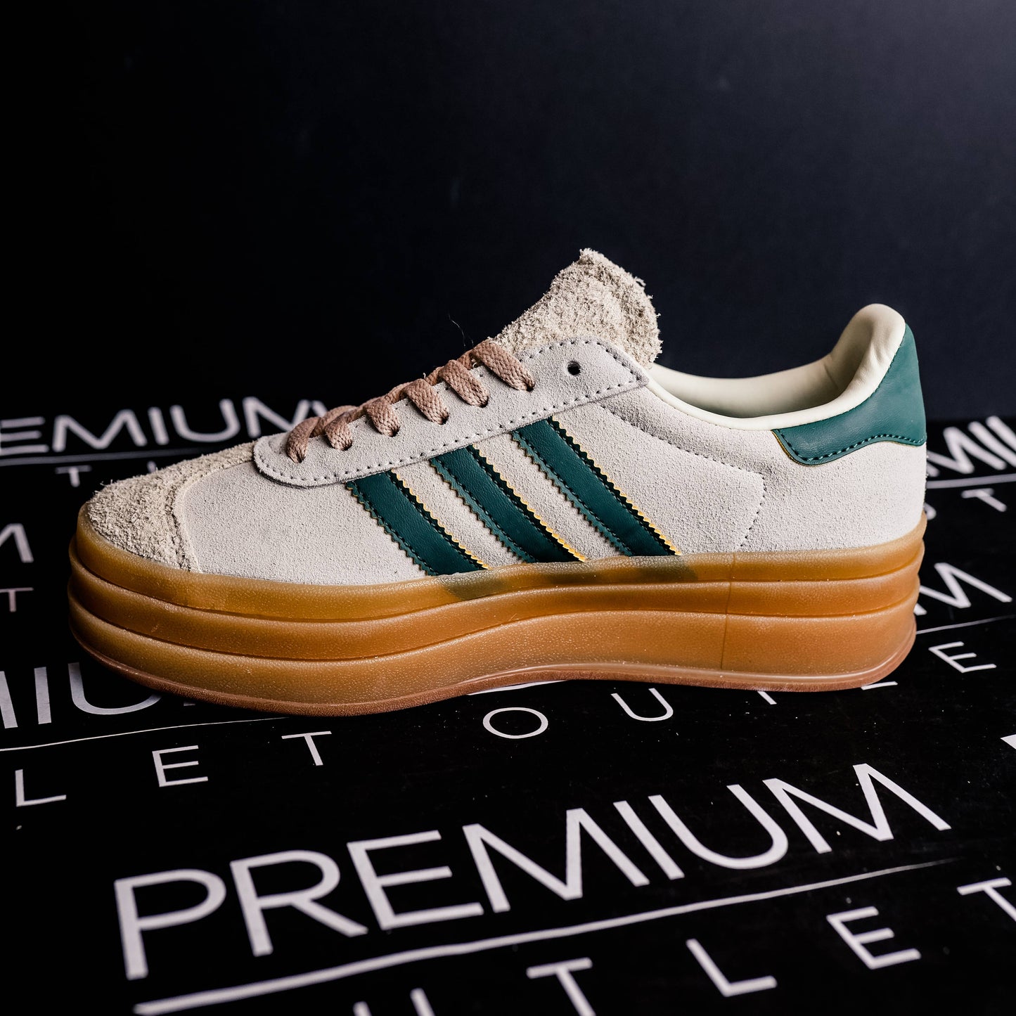 Adidas Gazelle Bold Cream Collegiate Green
