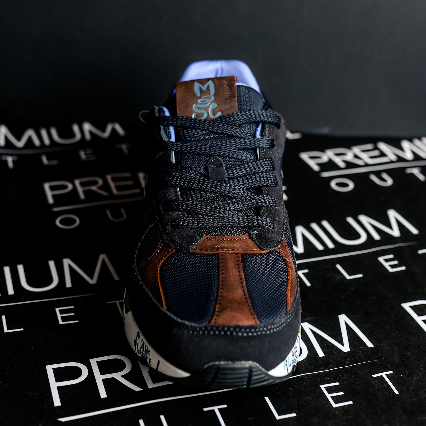 Premiata Mase 7868 Black Wihte Brown