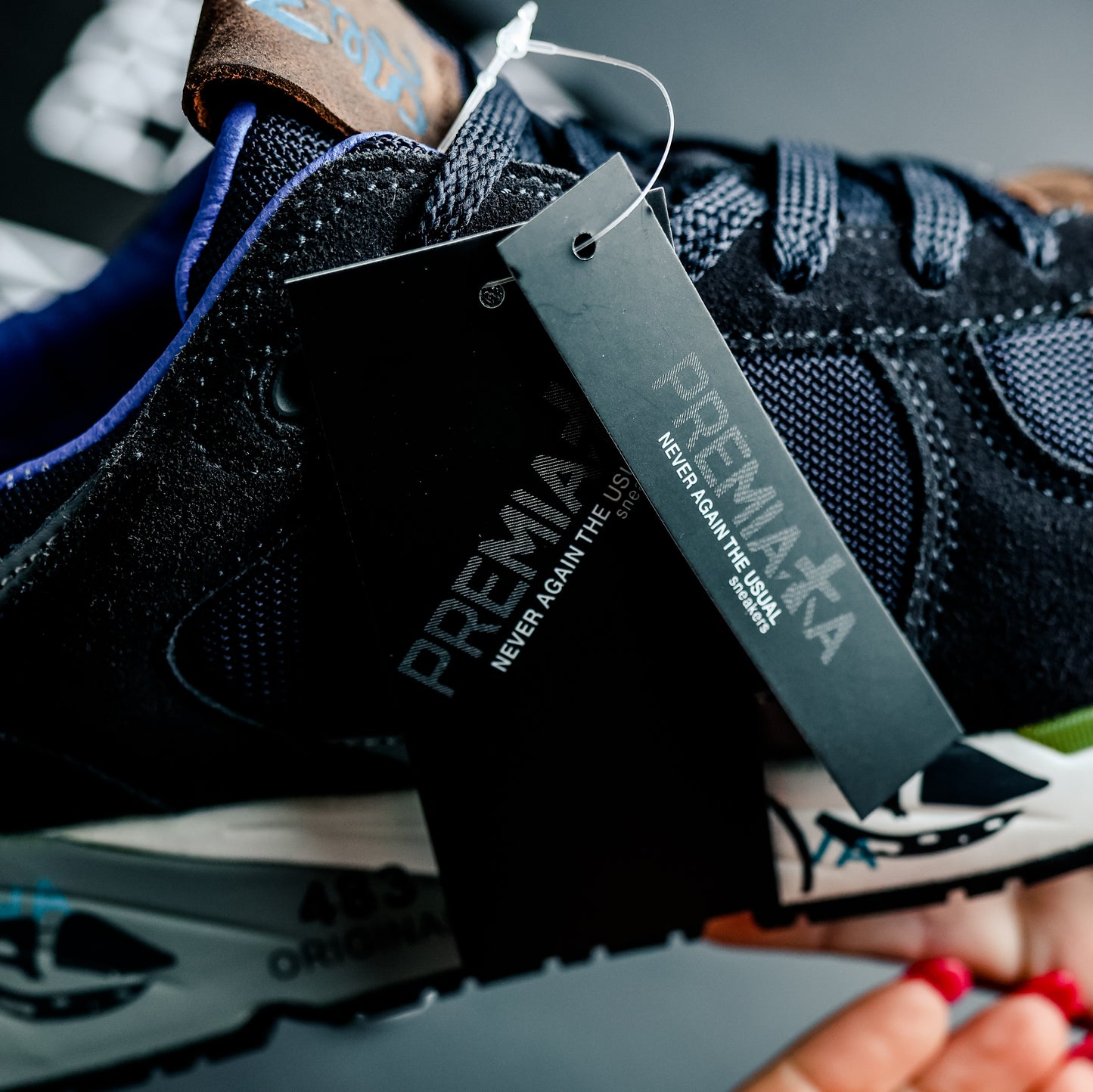 Premiata Mase 7868 Black Wihte Brown