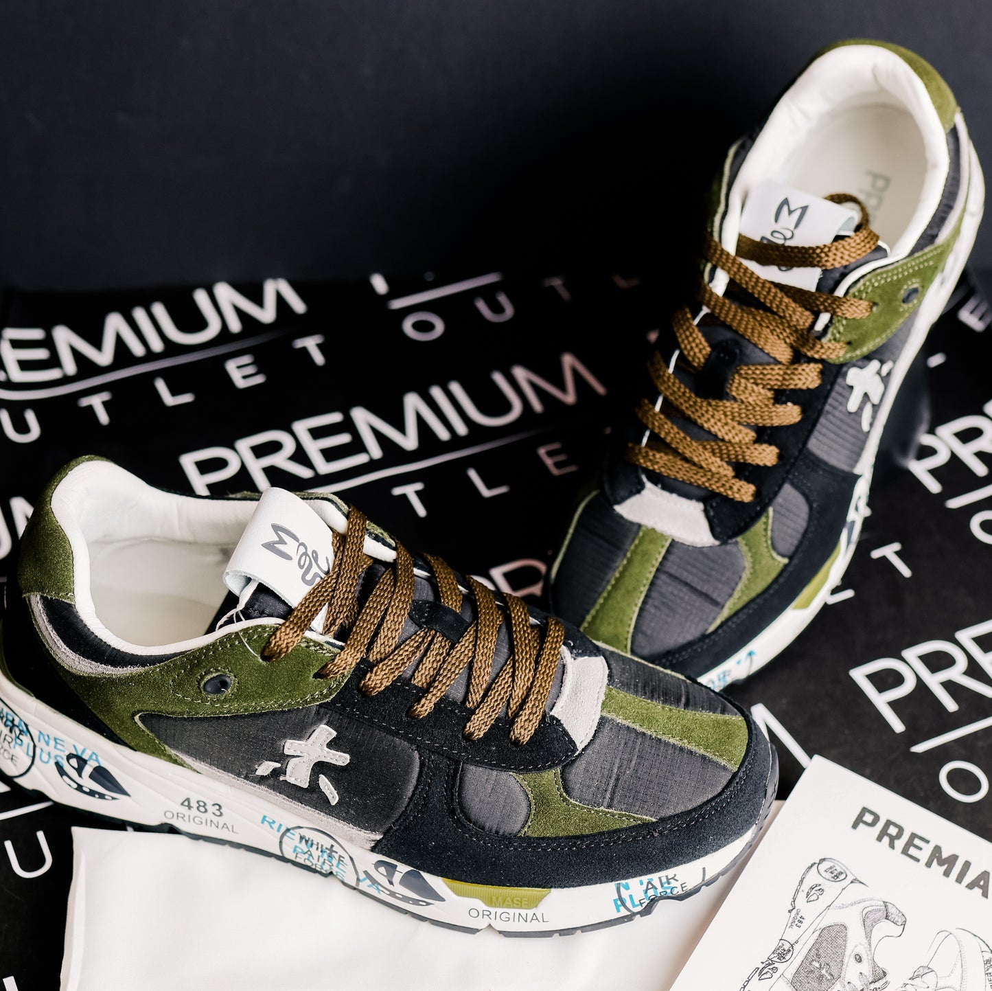 Premiata Mase 7868 Green