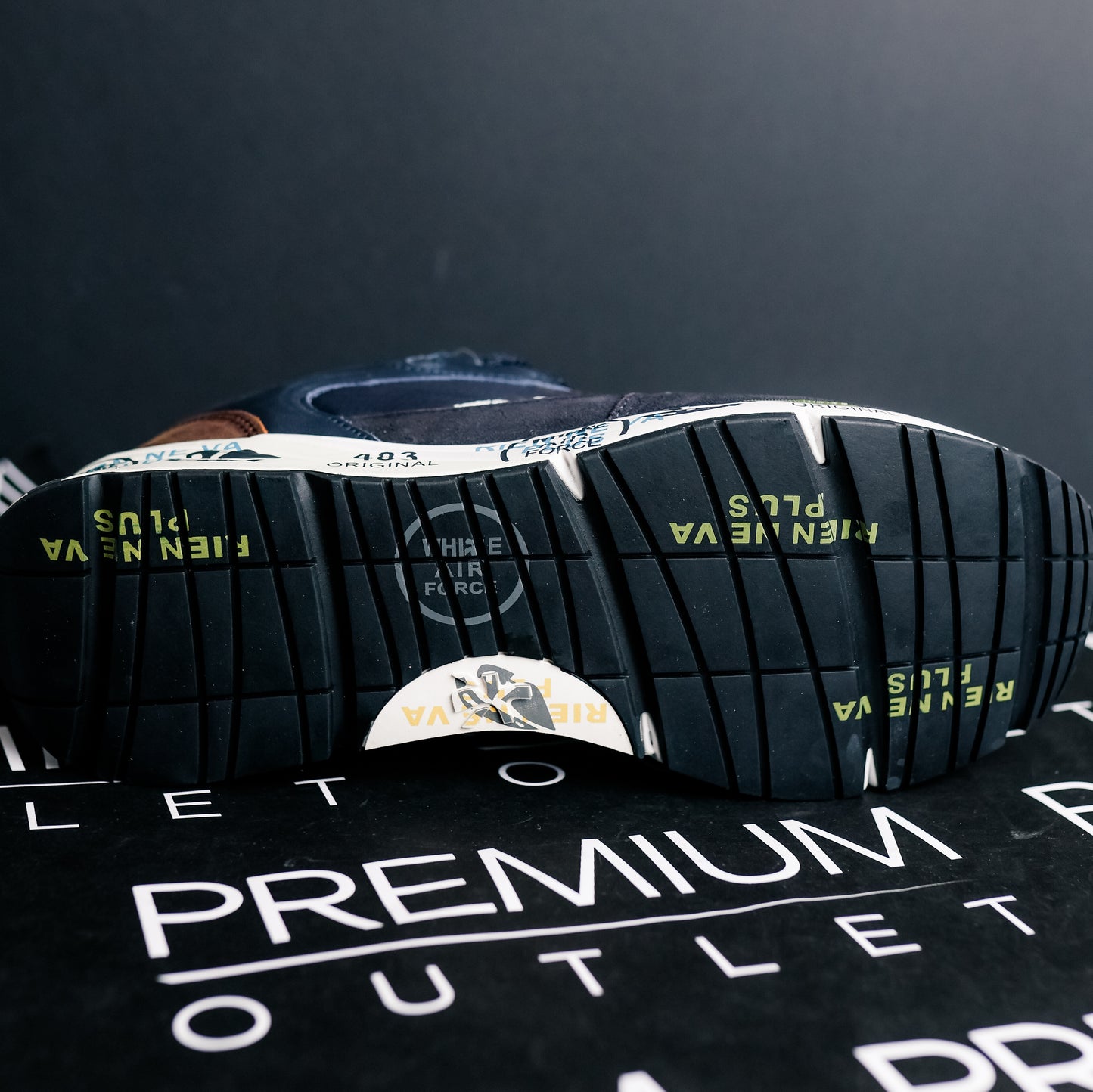 Premiata Mase 7868 Navy Blue and White