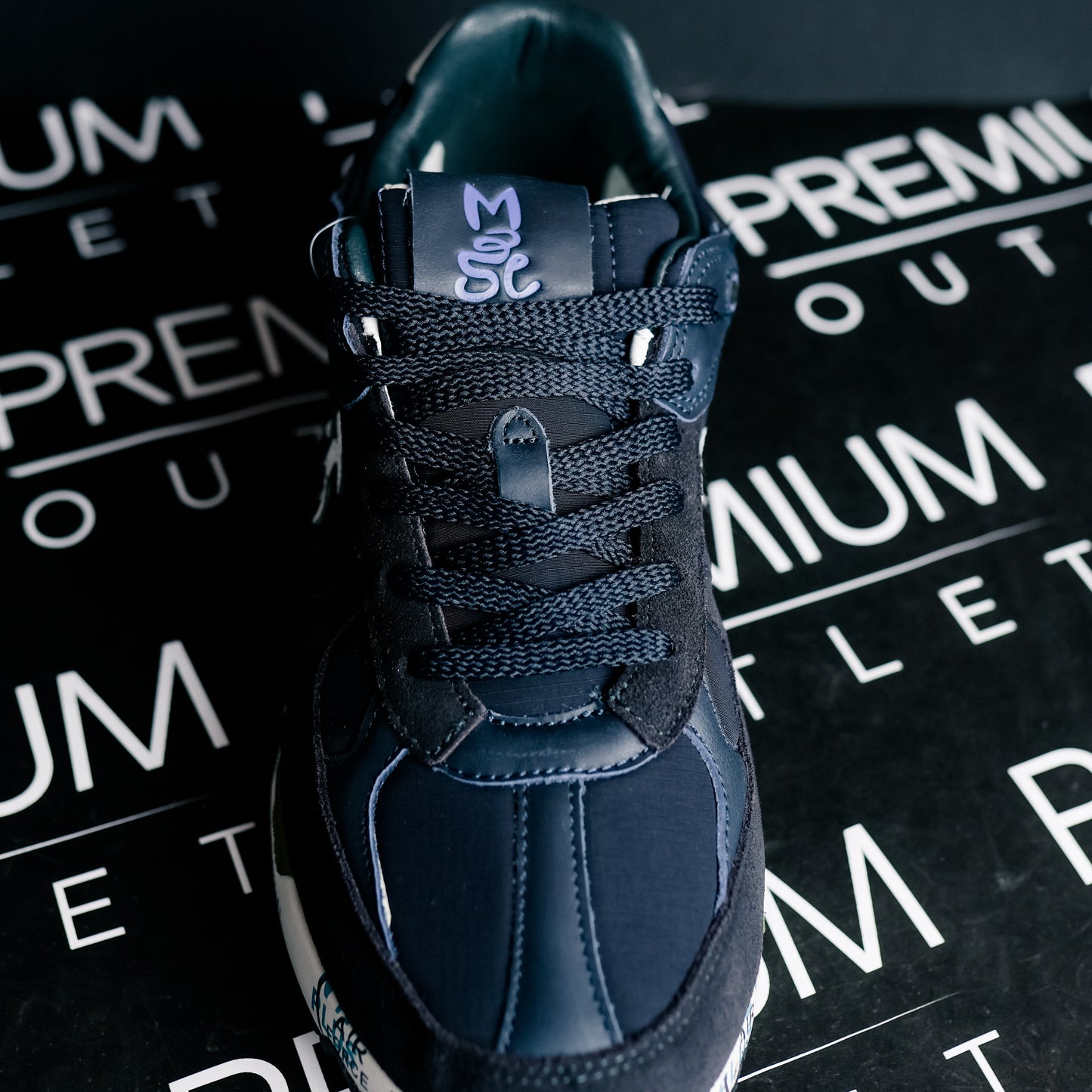 Premiata Mase 7868 Navy Blue and White