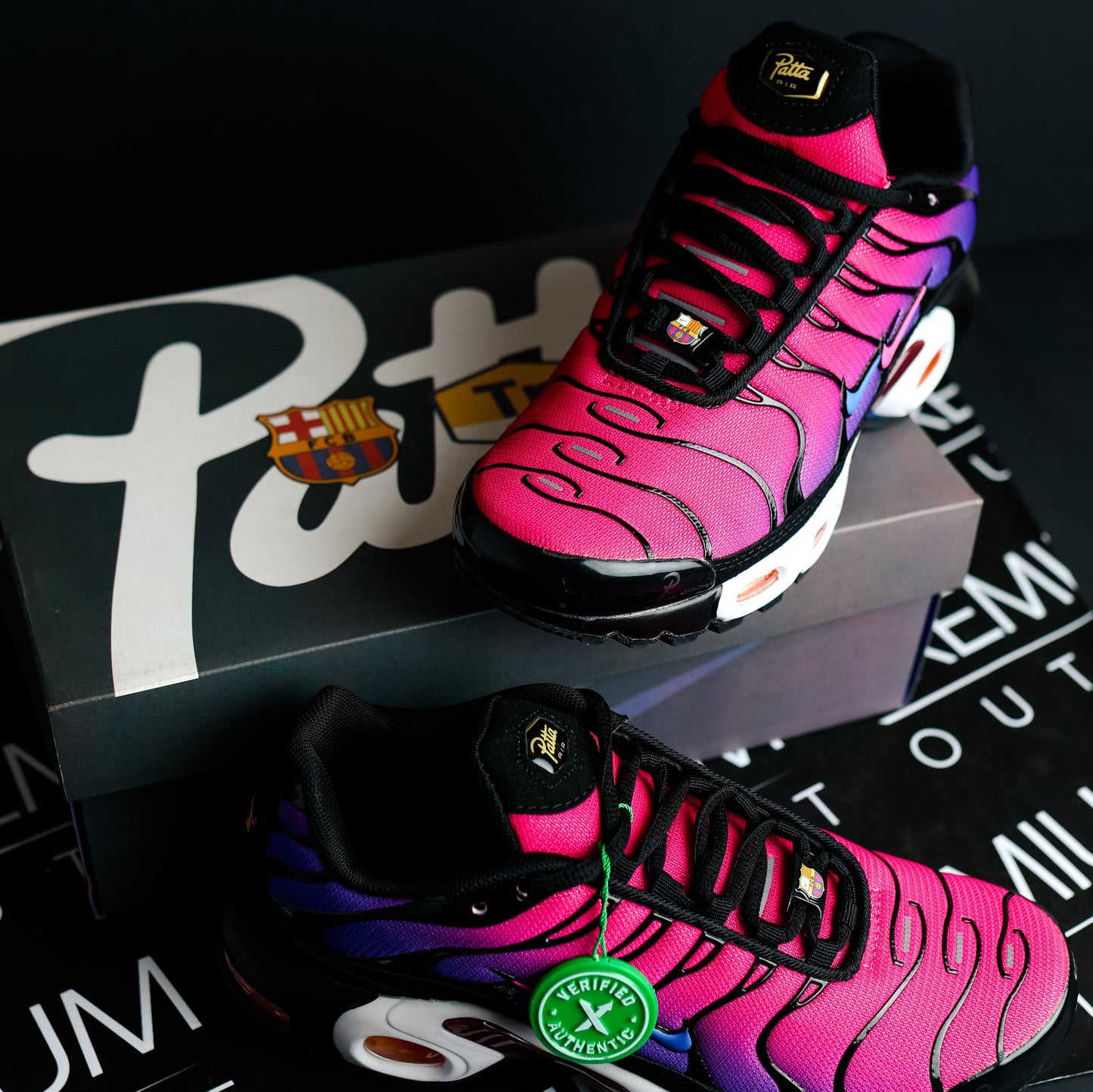 Nike Air Max Plus x FC Barcelona x Patta